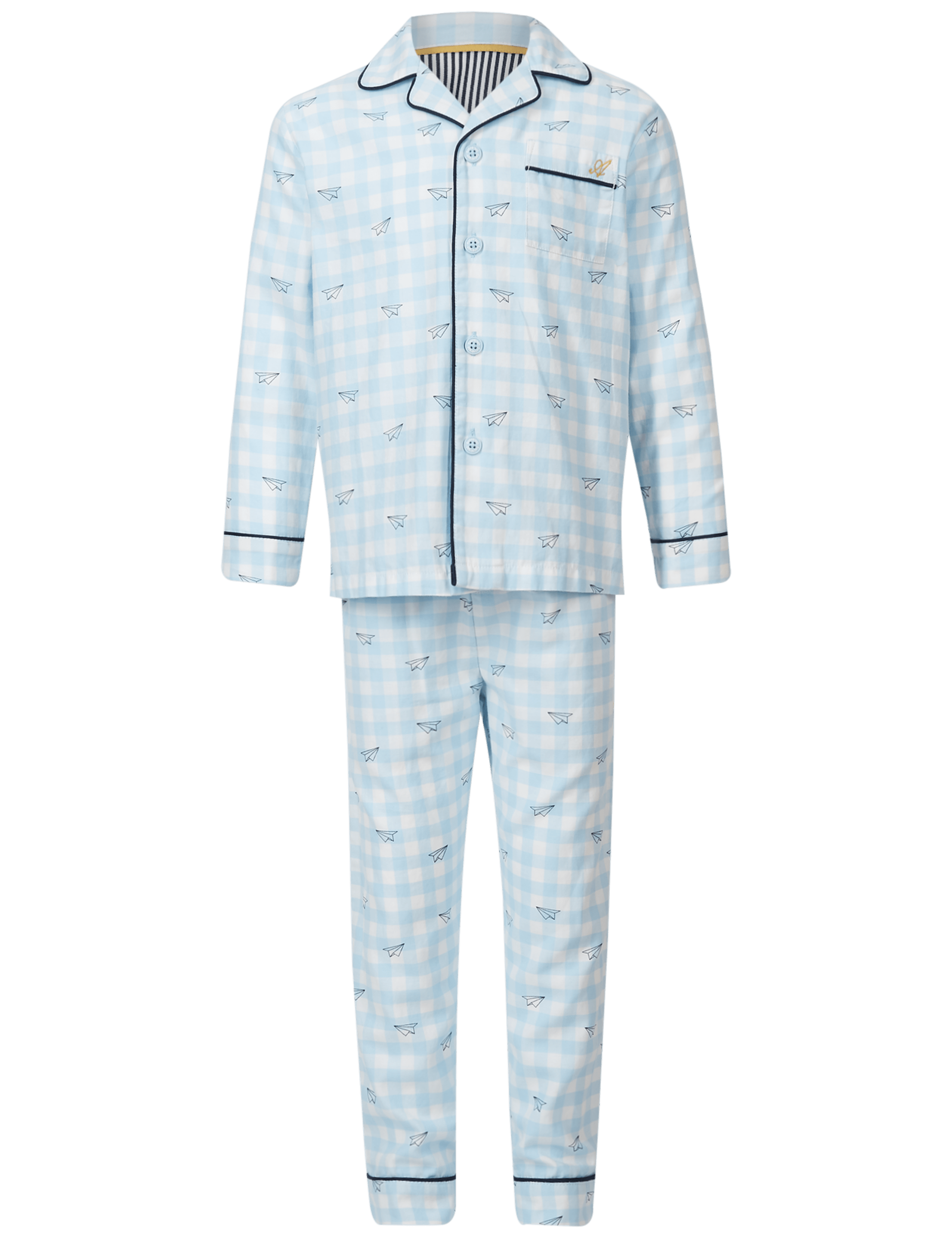 Pure Cotton Checked Pyjamas (1-16 Years) 5 of 6