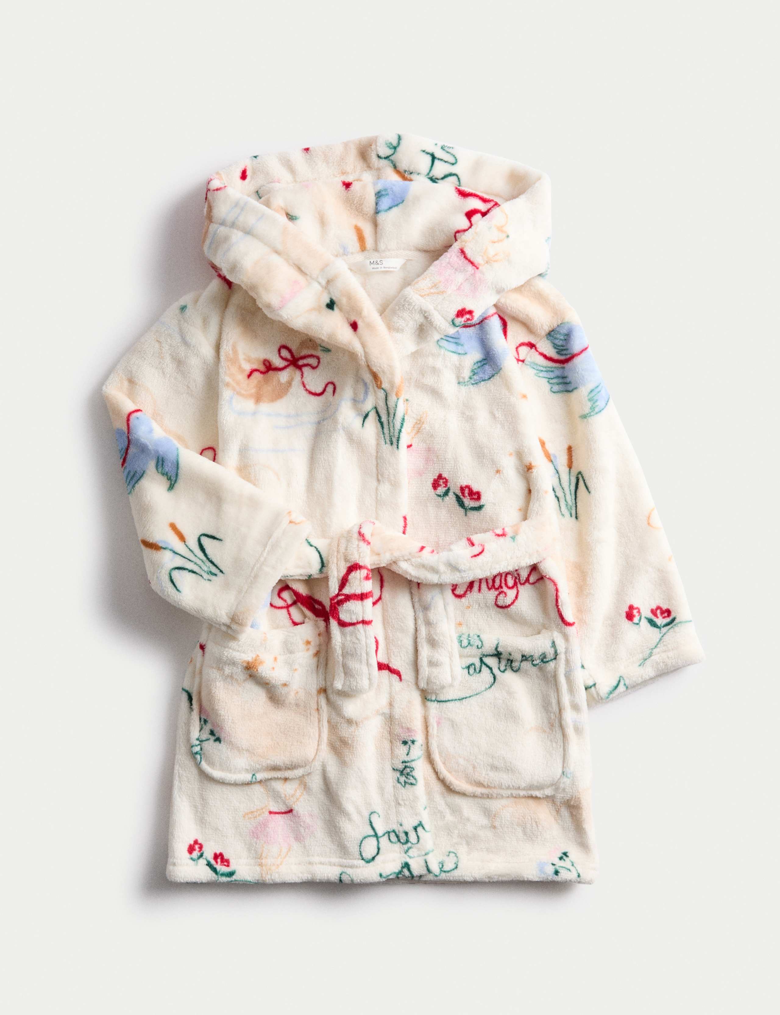 Fleece Fairytale Dressing Gown (1-8 Yrs) 1 of 2