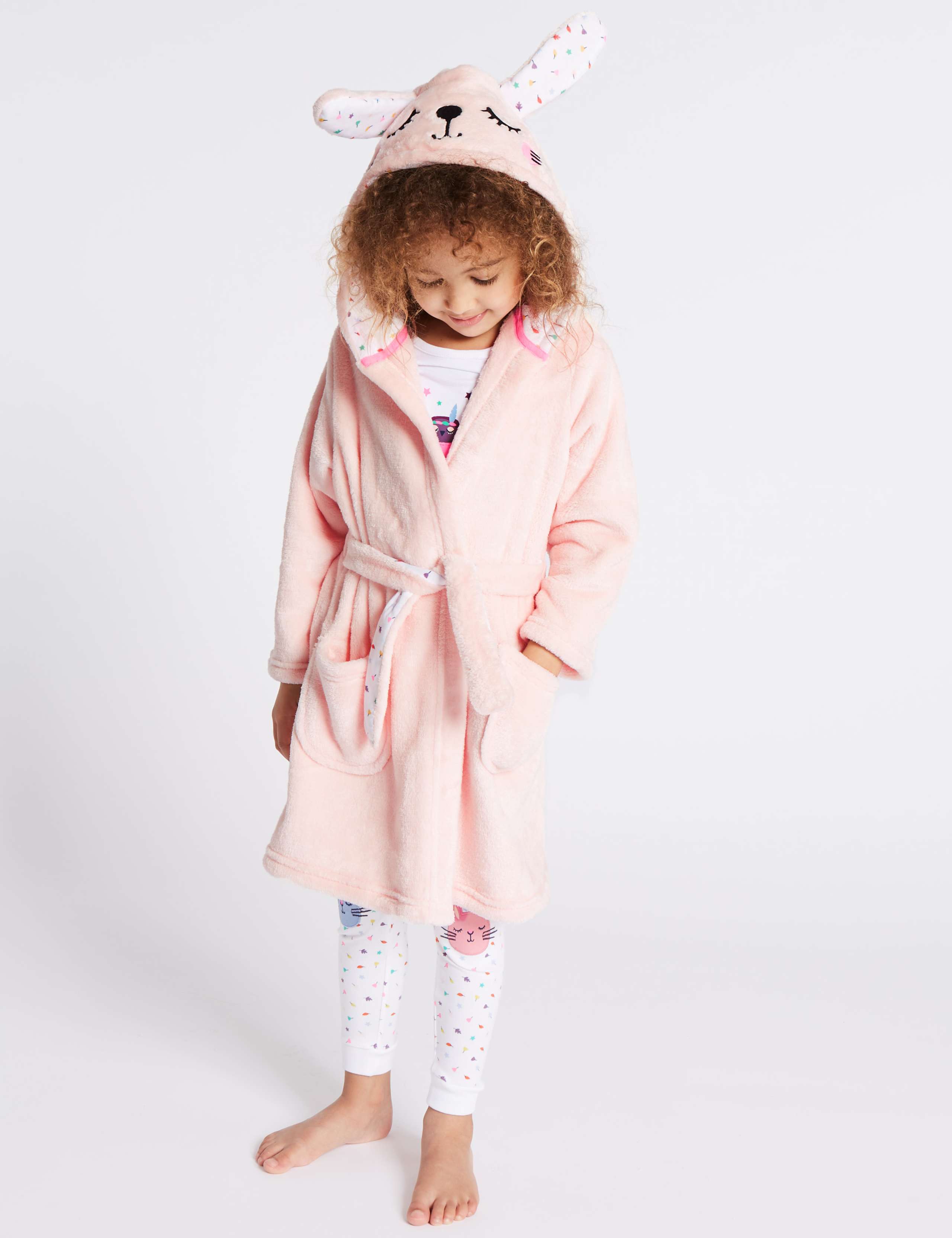 Bunny Dressing Gown with Belt (1-8 Years) 3 of 5
