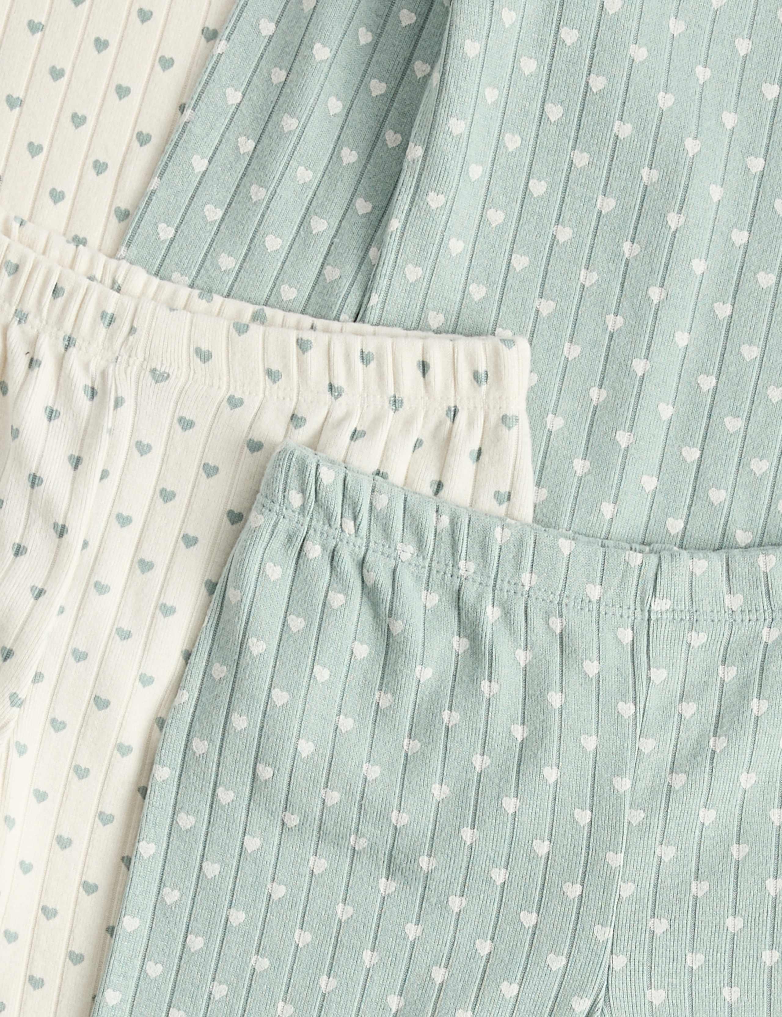 Heart Print Long Sleeve Pyjama Set 2 of 3