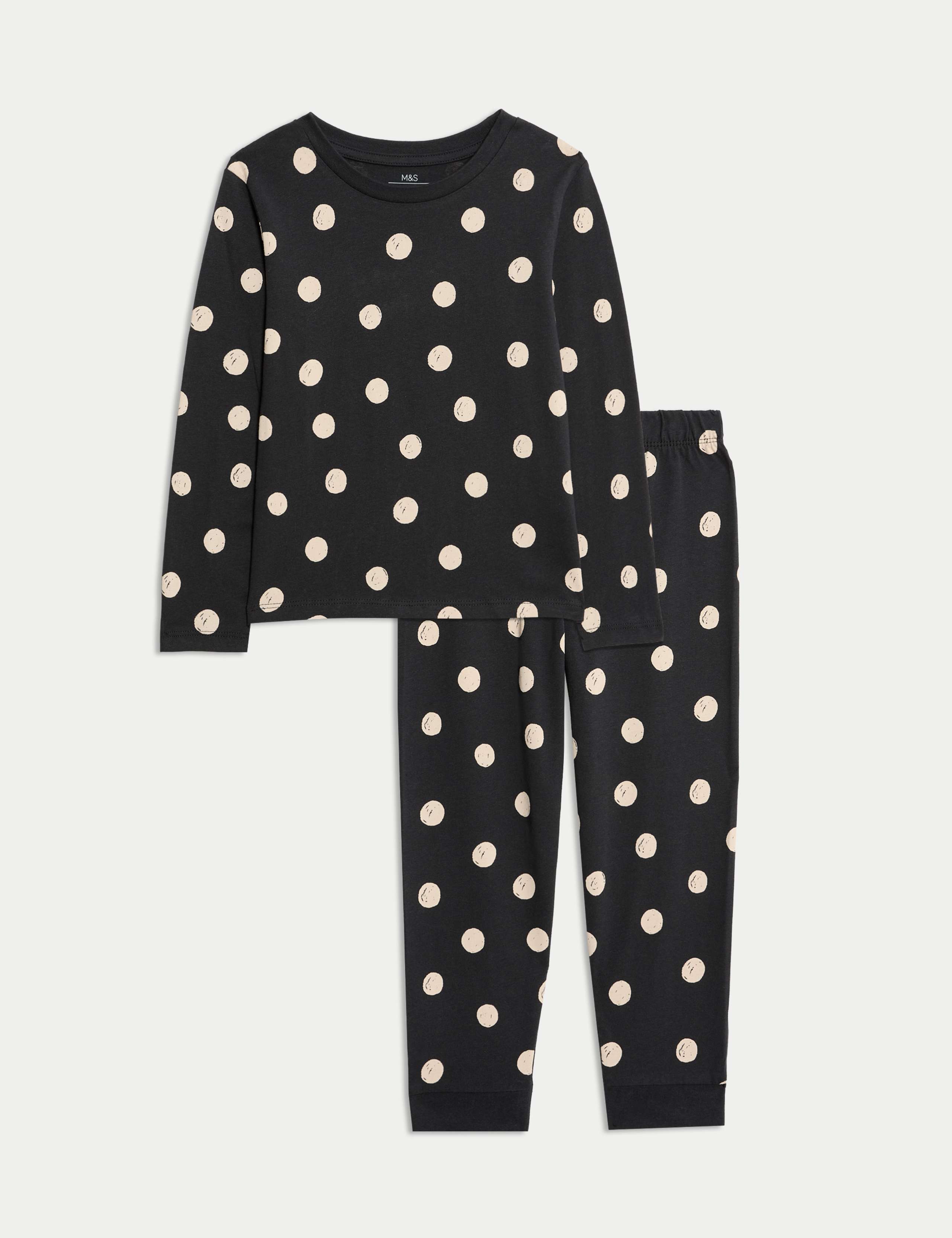 Pure Cotton Polka Dot Pyjamas (1-16 Yrs) 1 of 2