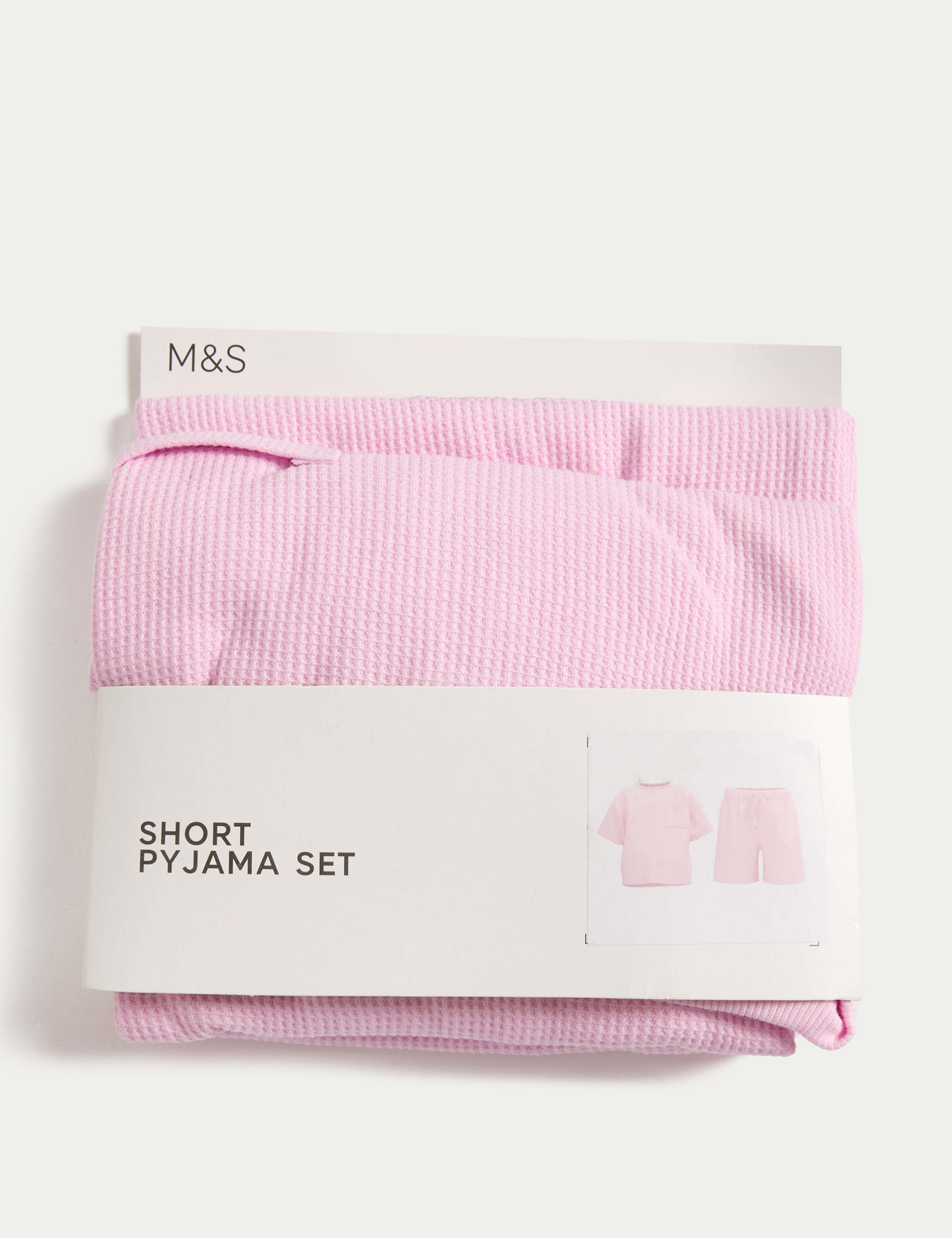 Cotton Blend Waffle Pyjamas (12 Mths-16 Yrs) 2 of 2
