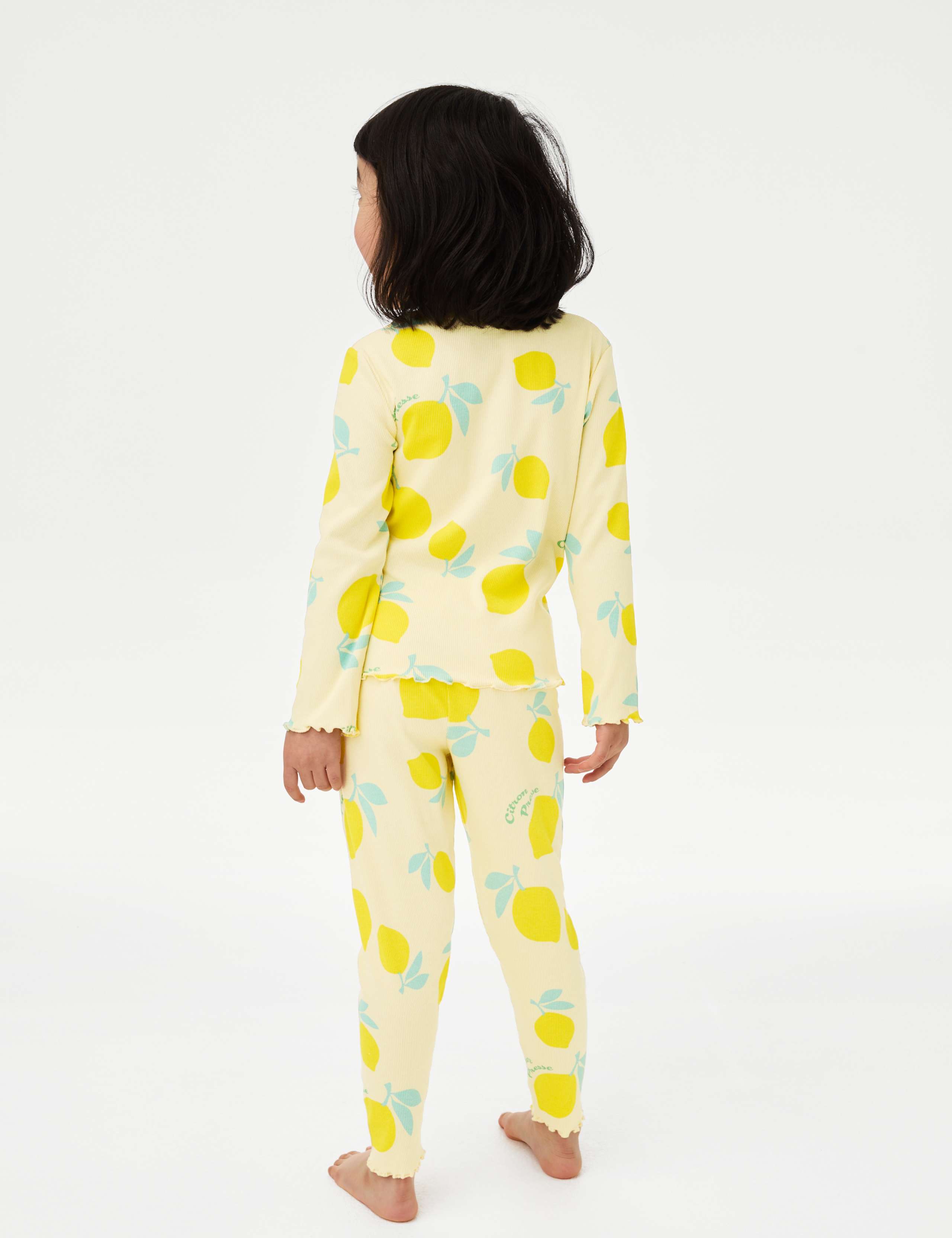 Cotton Rich Lemon Pyjamas (1-8 Yrs) 3 of 5