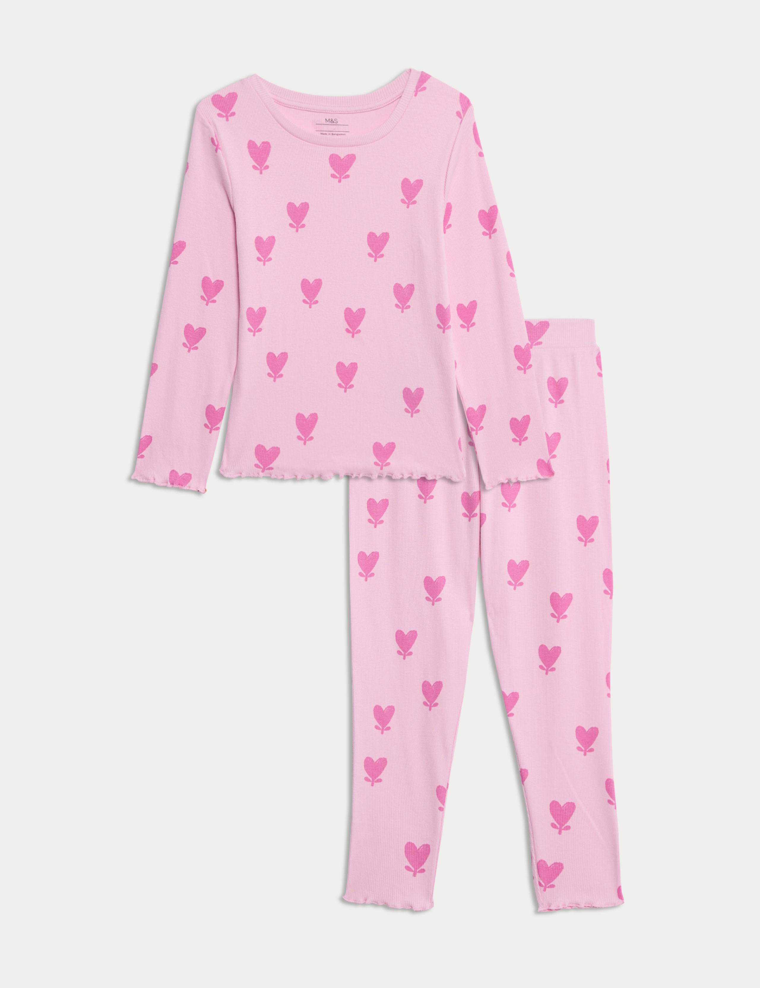 Cotton Rich Hearts Pyjamas (1-8 Yrs) 2 of 5