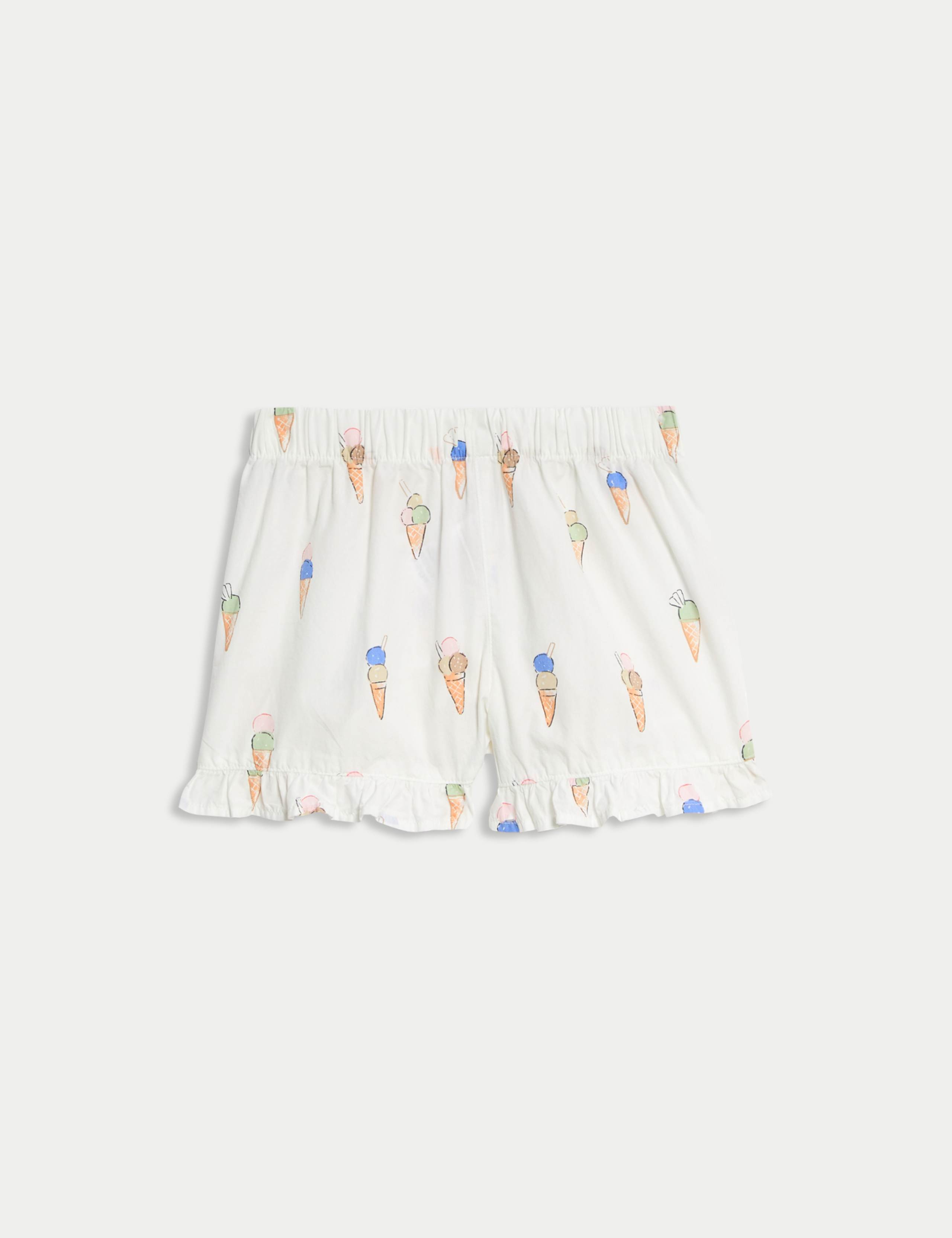Pure Cotton Ice Cream Print Pyjamas (1-8 Yrs) 4 of 6