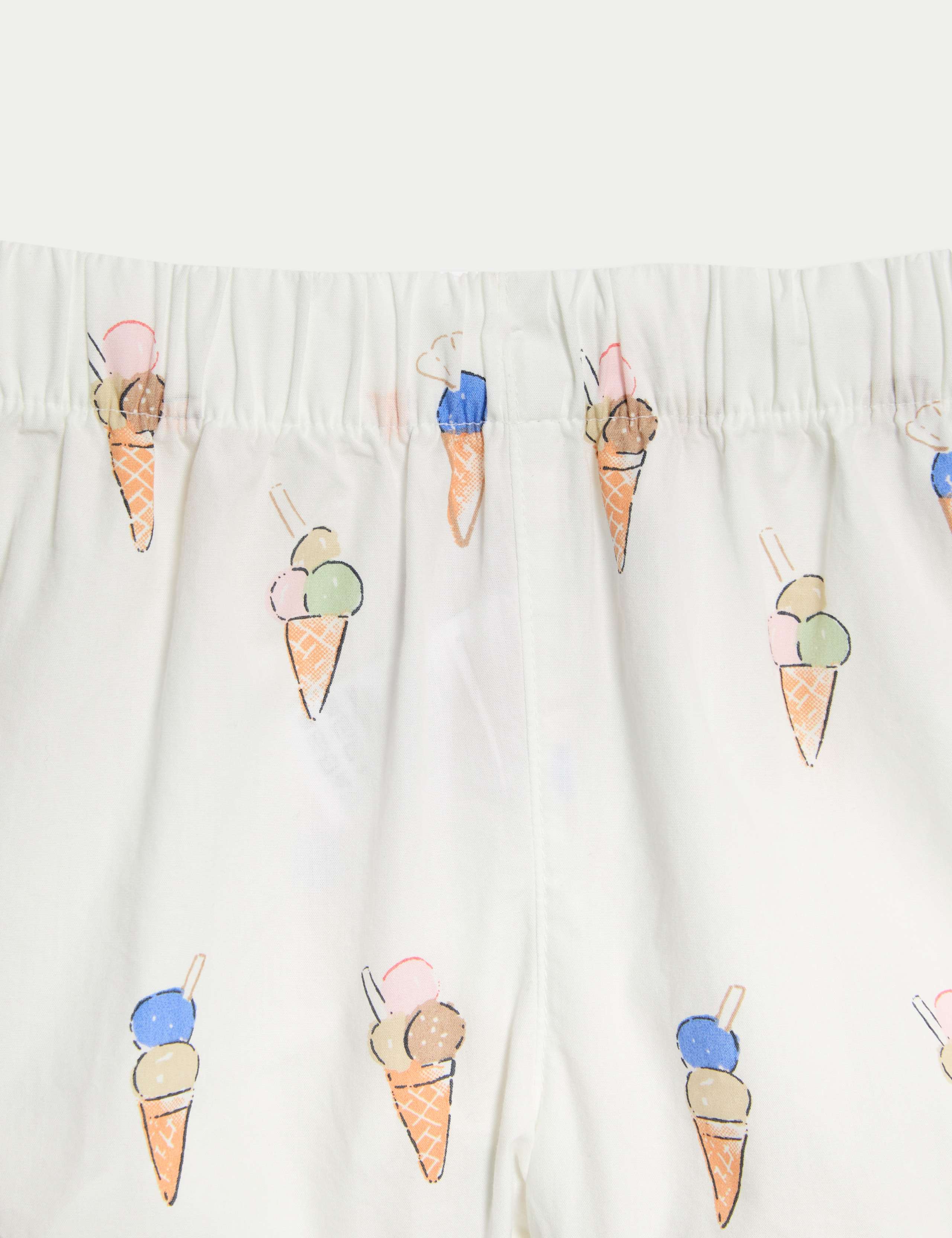 Pure Cotton Ice Cream Print Pyjamas (1-8 Yrs) 6 of 6