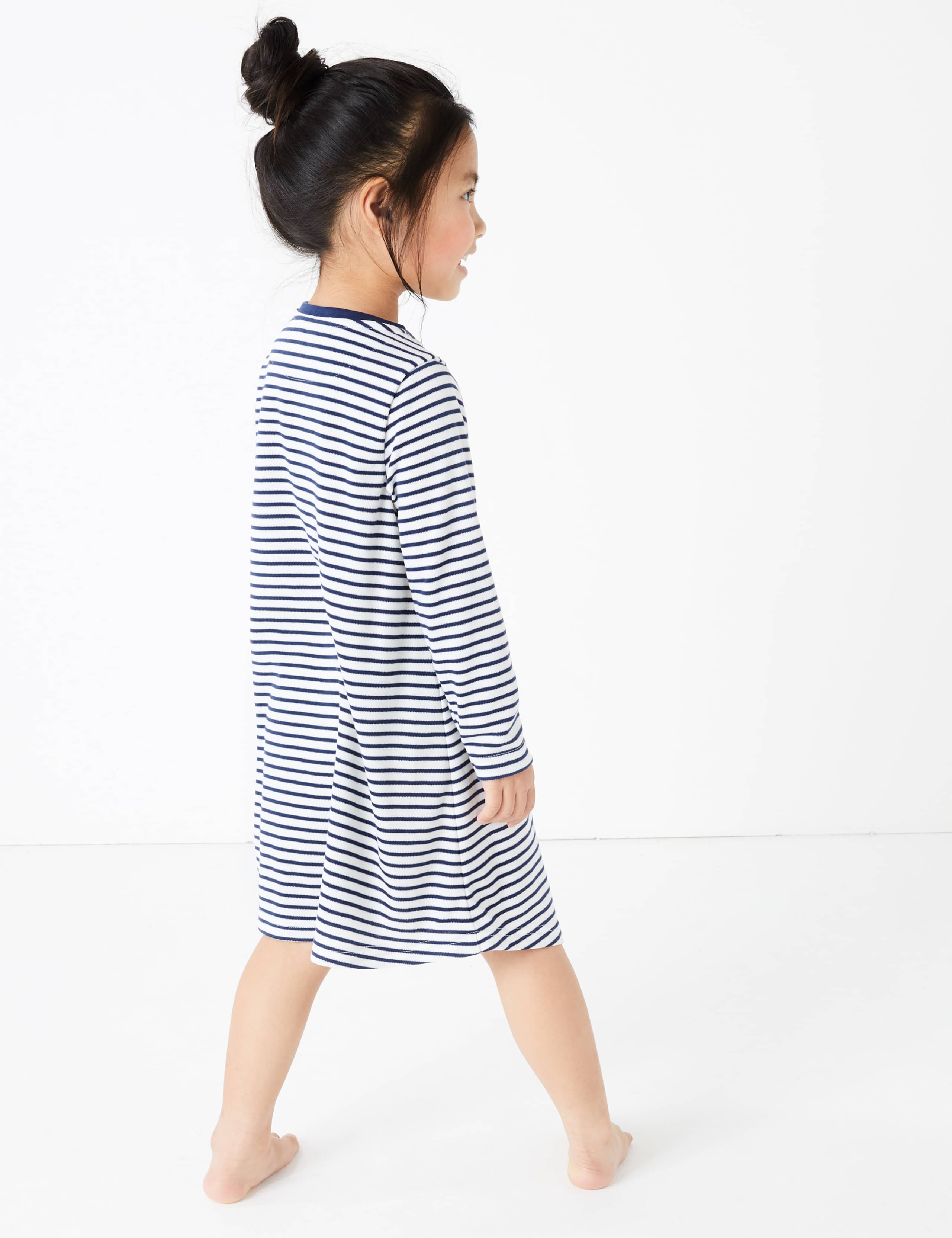 2 Pack Unicorn & Striped Nightdresses (1-7 Years) 5 of 5