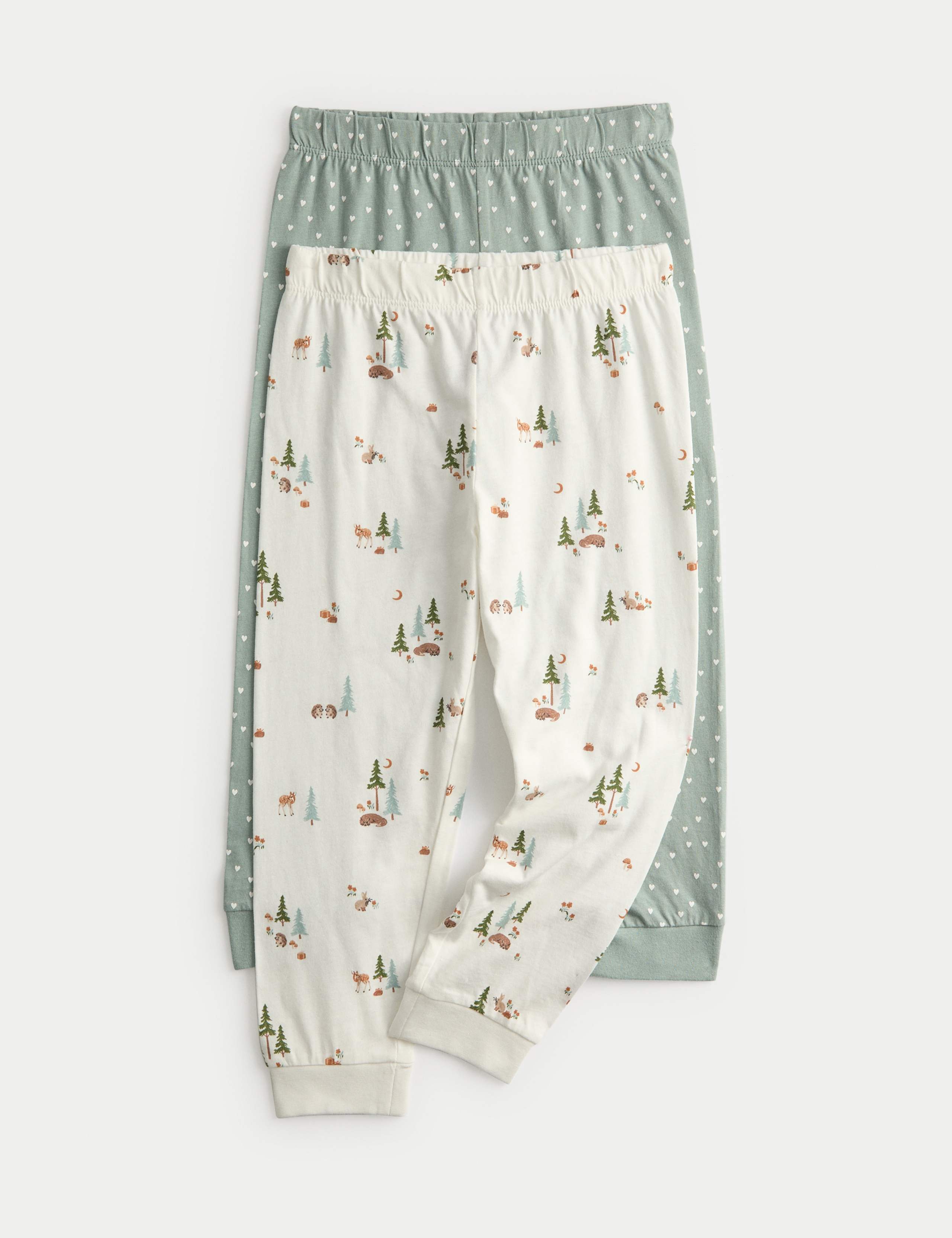 2pk Pure Cotton Woodland Pyjama Sets (1-8 Yrs) 3 of 5