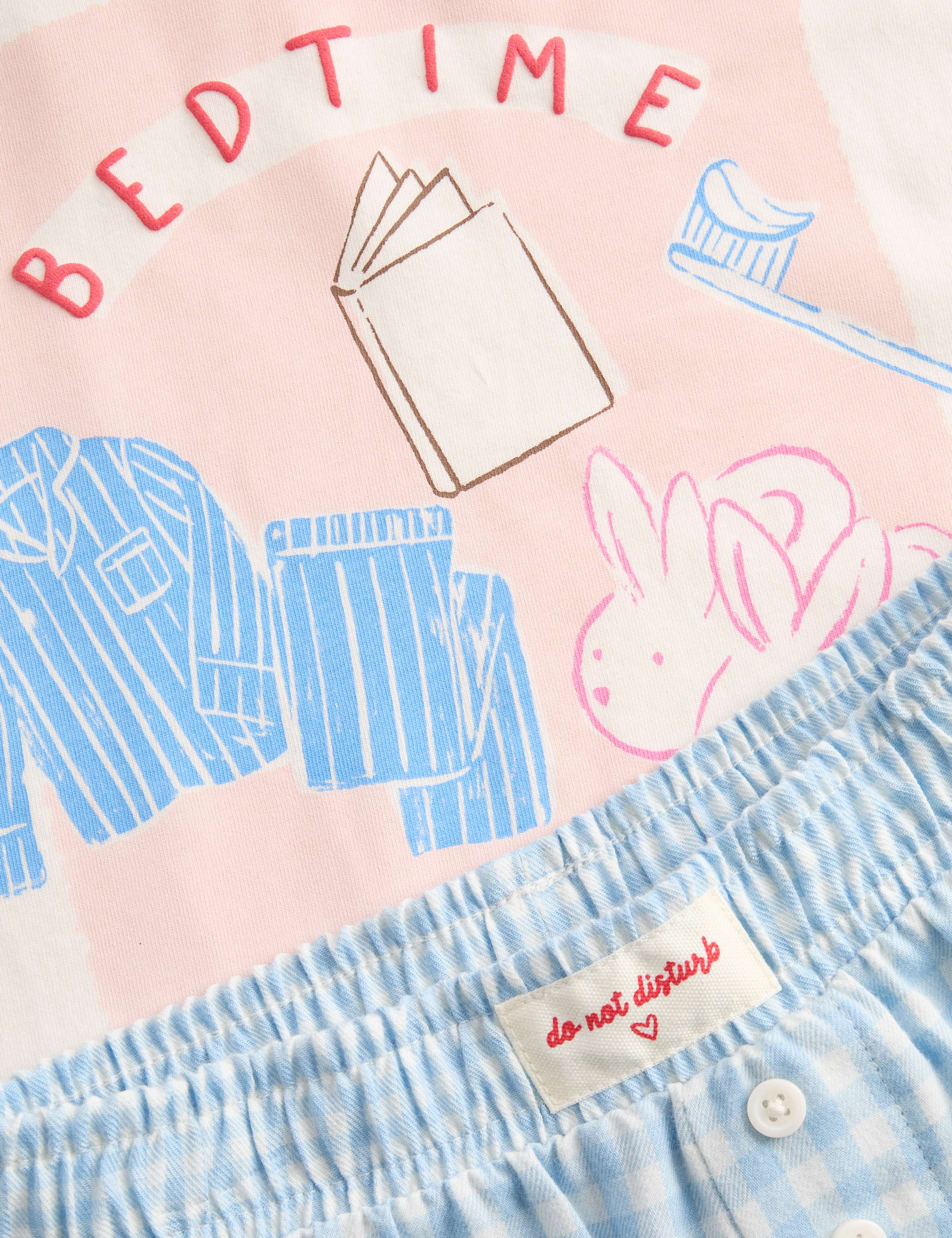 Pure Cotton Bedtime Graphic Pyjamas (1-8 Yrs) 2 of 2