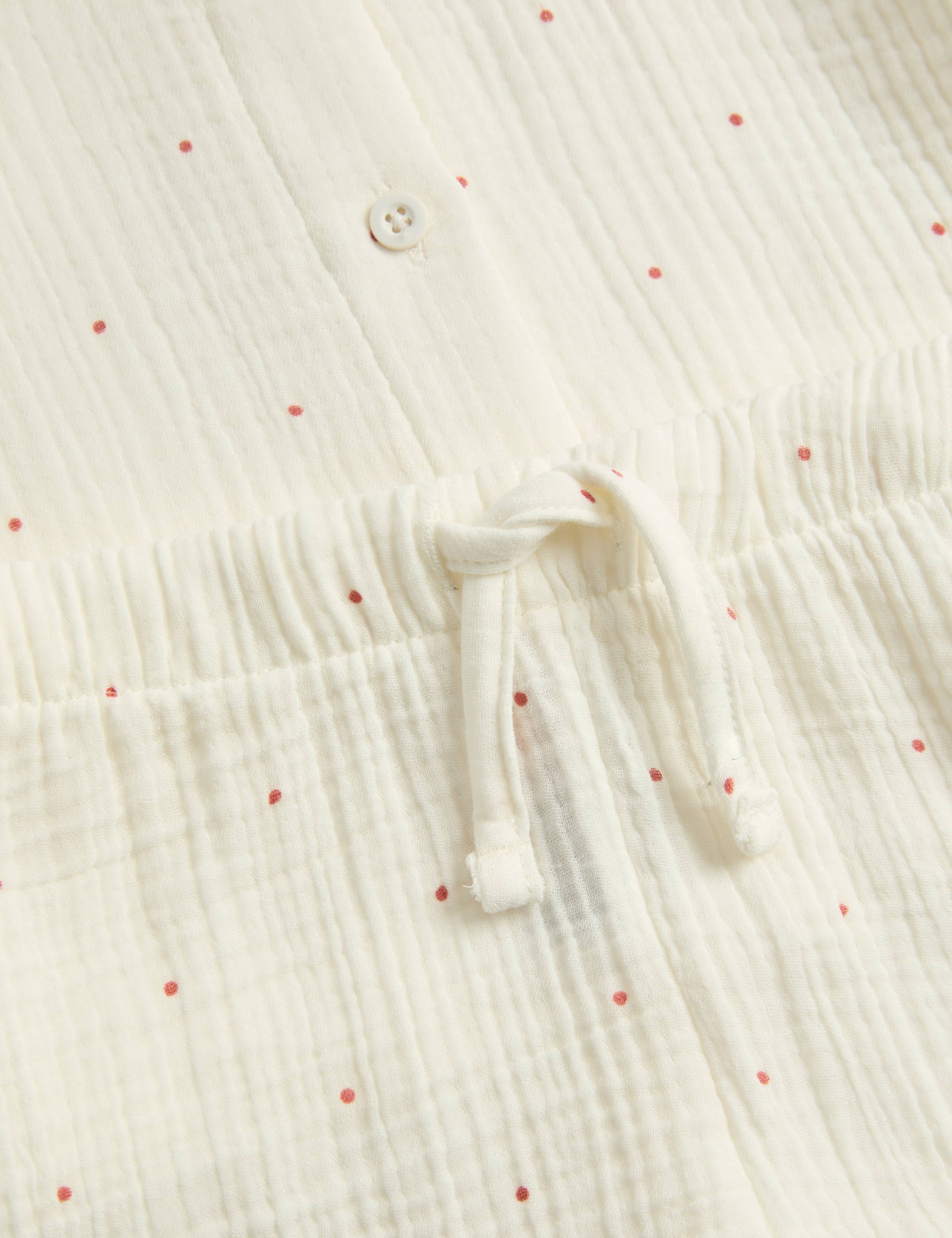 Pure Cotton Spotty Pyjamas (9 Mths - 8 Yrs) 2 of 2