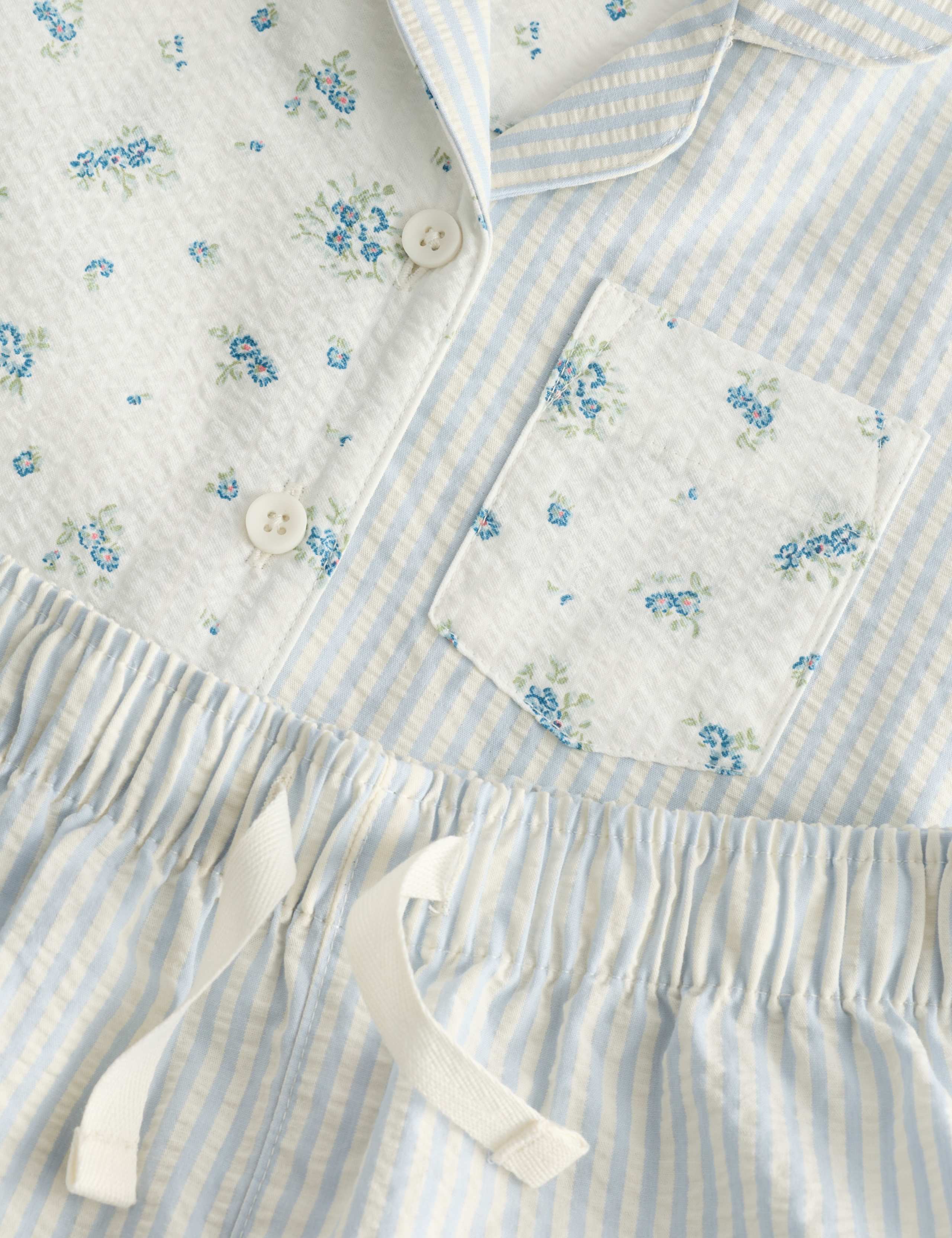 Kids' Ditsy Hotch Potch Revere Pyjamas (1-8 Yrs) 2 of 2