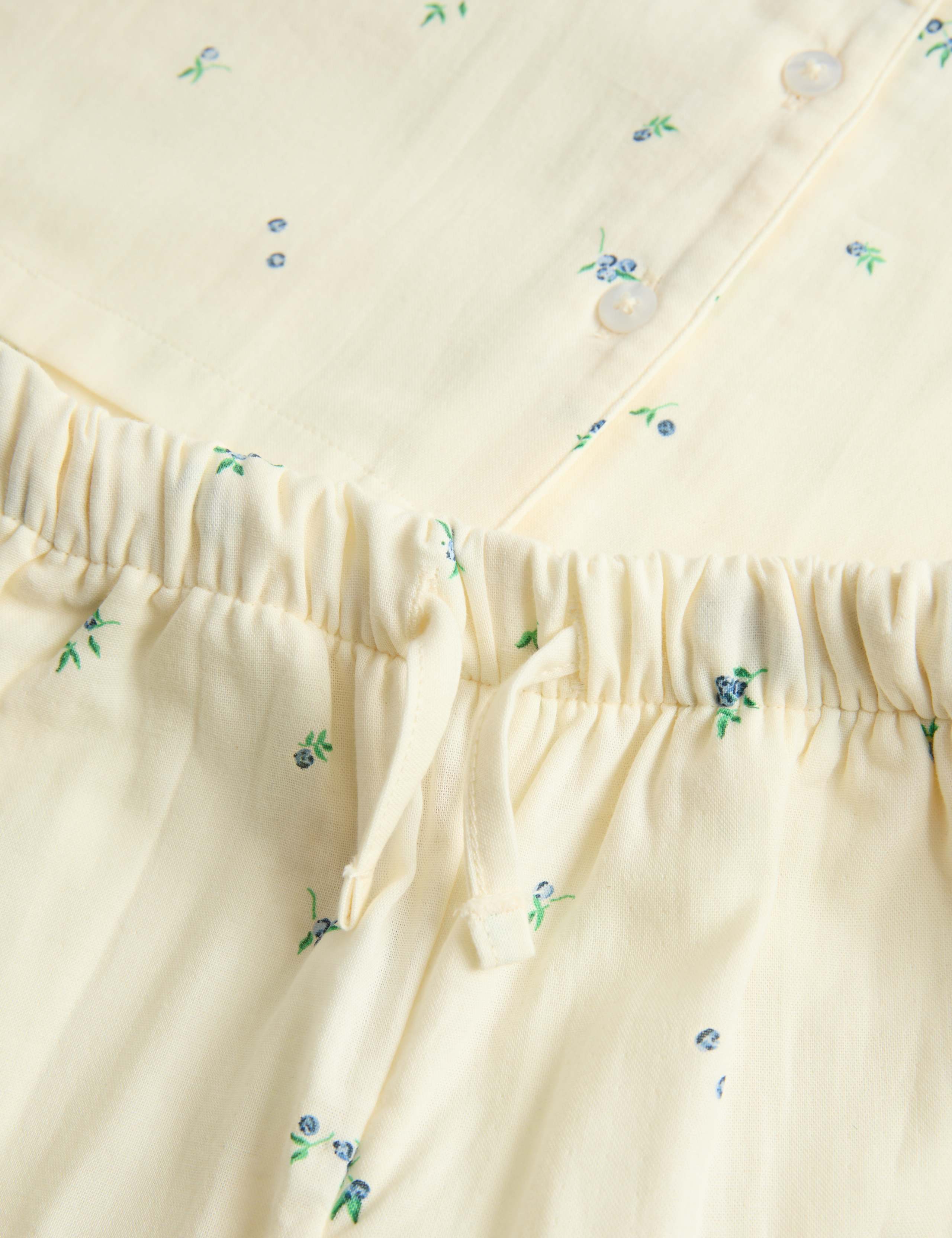 Pure Cotton Floral Pyjamas (1-16 Yrs) 2 of 2