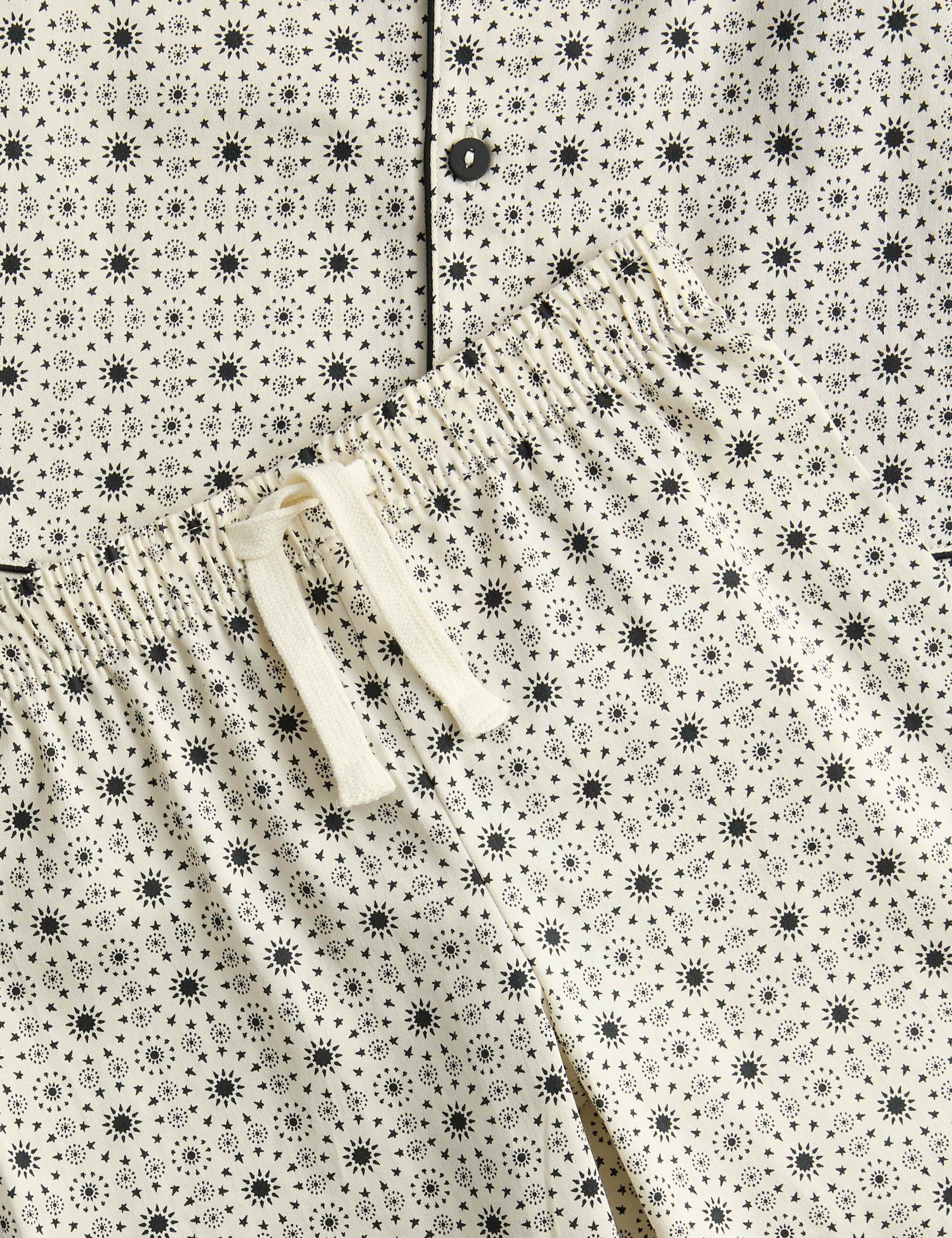 Pure Cotton Sateen Revere Eid Pyjamas (1-16 Yrs) 2 of 3