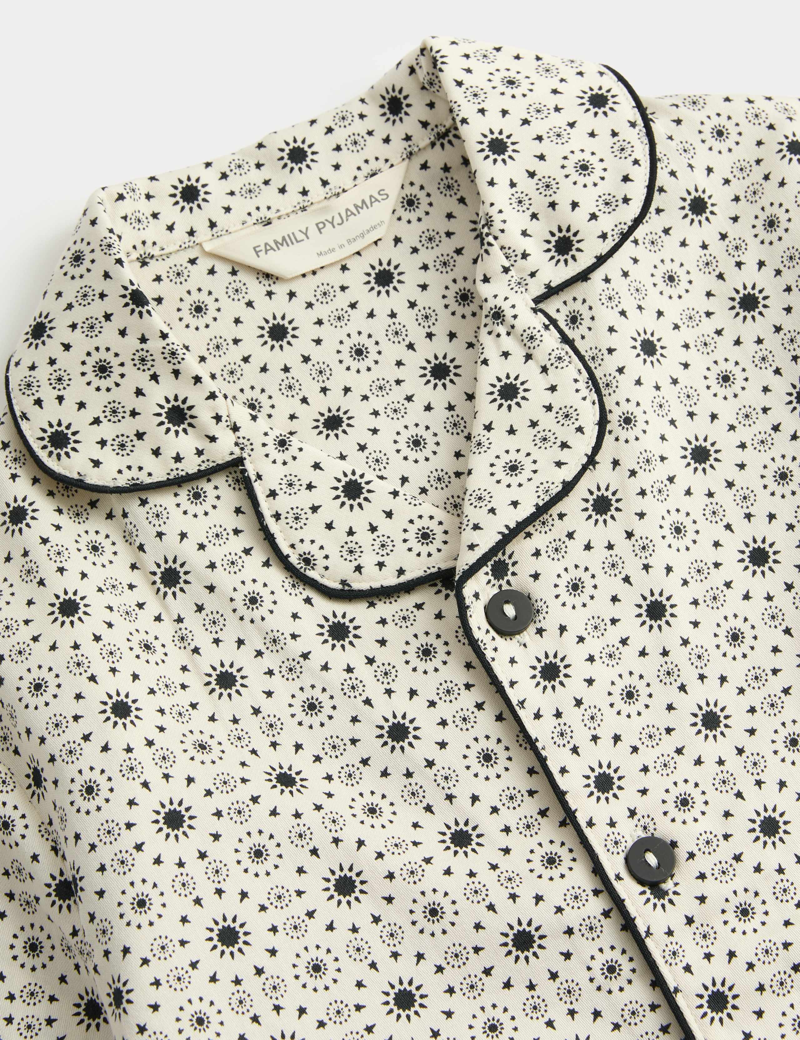 Pure Cotton Sateen Revere Eid Pyjamas (1-16 Yrs) 3 of 3