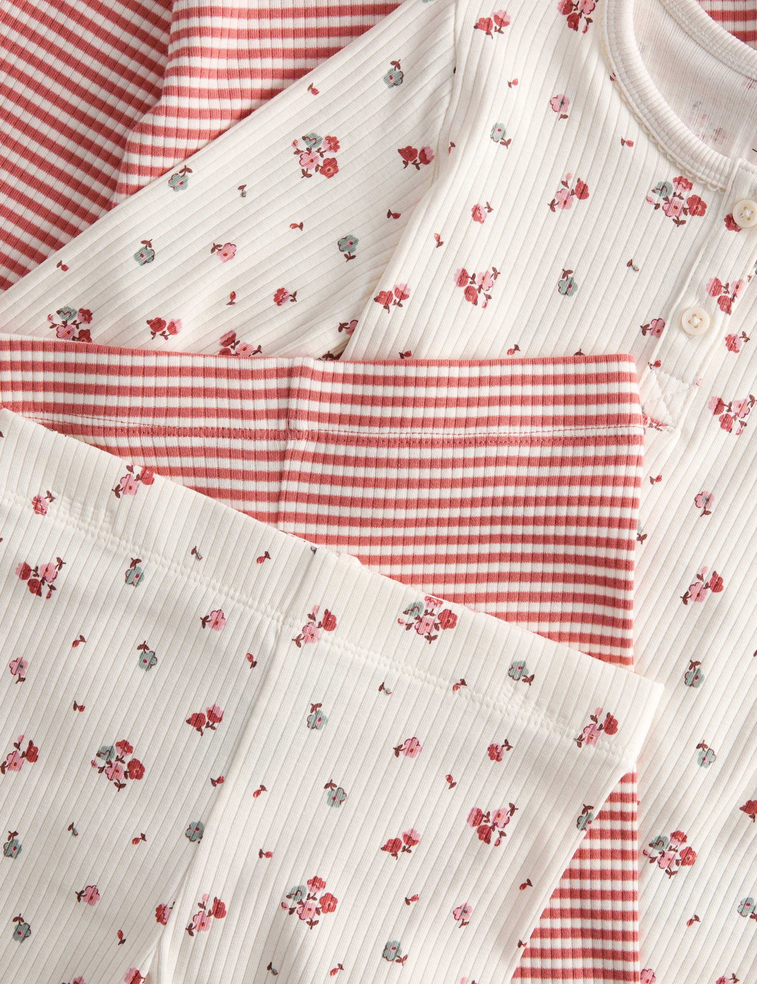 2 Pack Cotton Rich Woven Pyjamas (9 Mths - 8 Yrs) 3 of 3