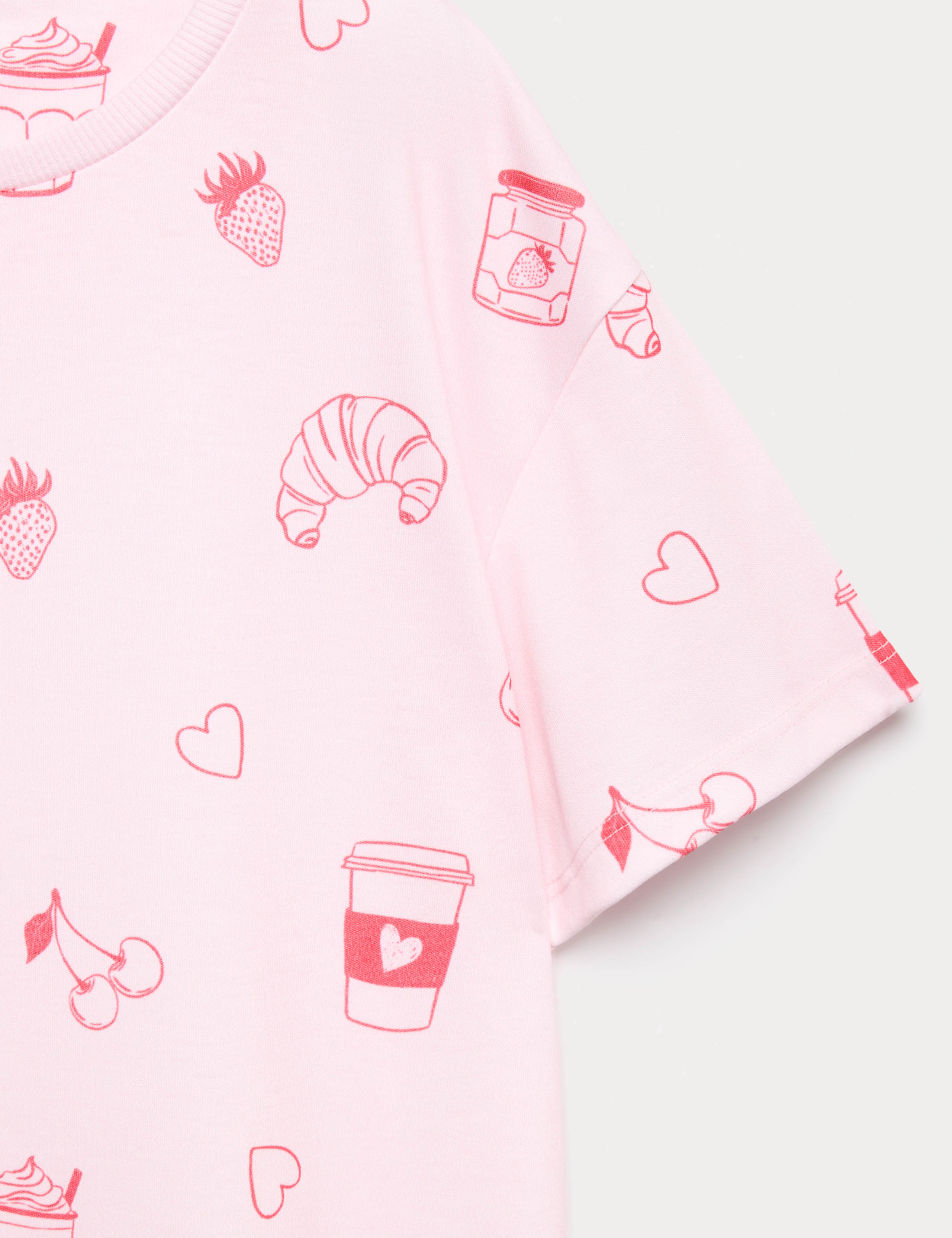 Kids Sweet Hearts Breakfast Nightdress (1-16 Yrs) 2 of 2
