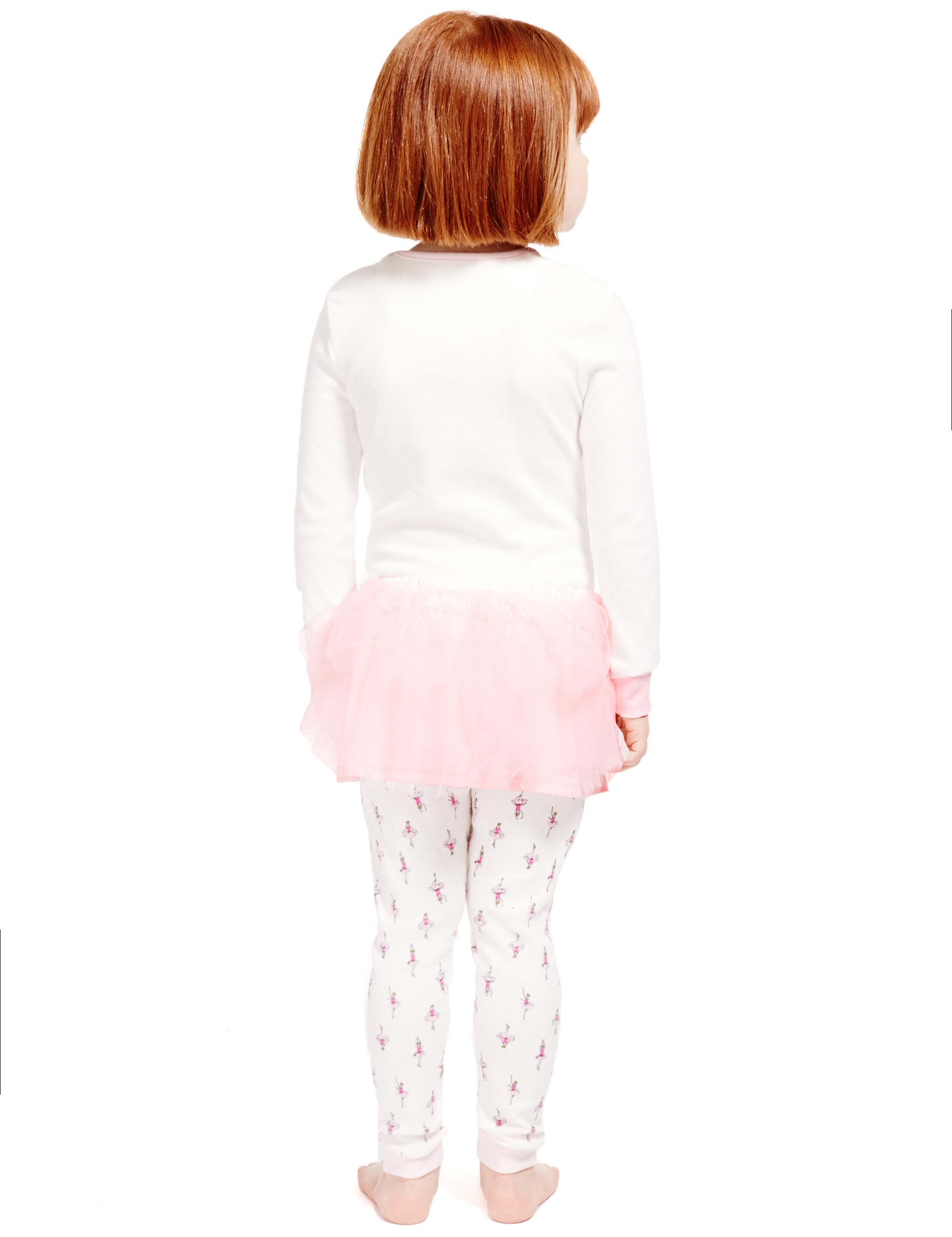 Ballerina Stay Soft Tutu Pyjamas (1-7 Years) | M&S