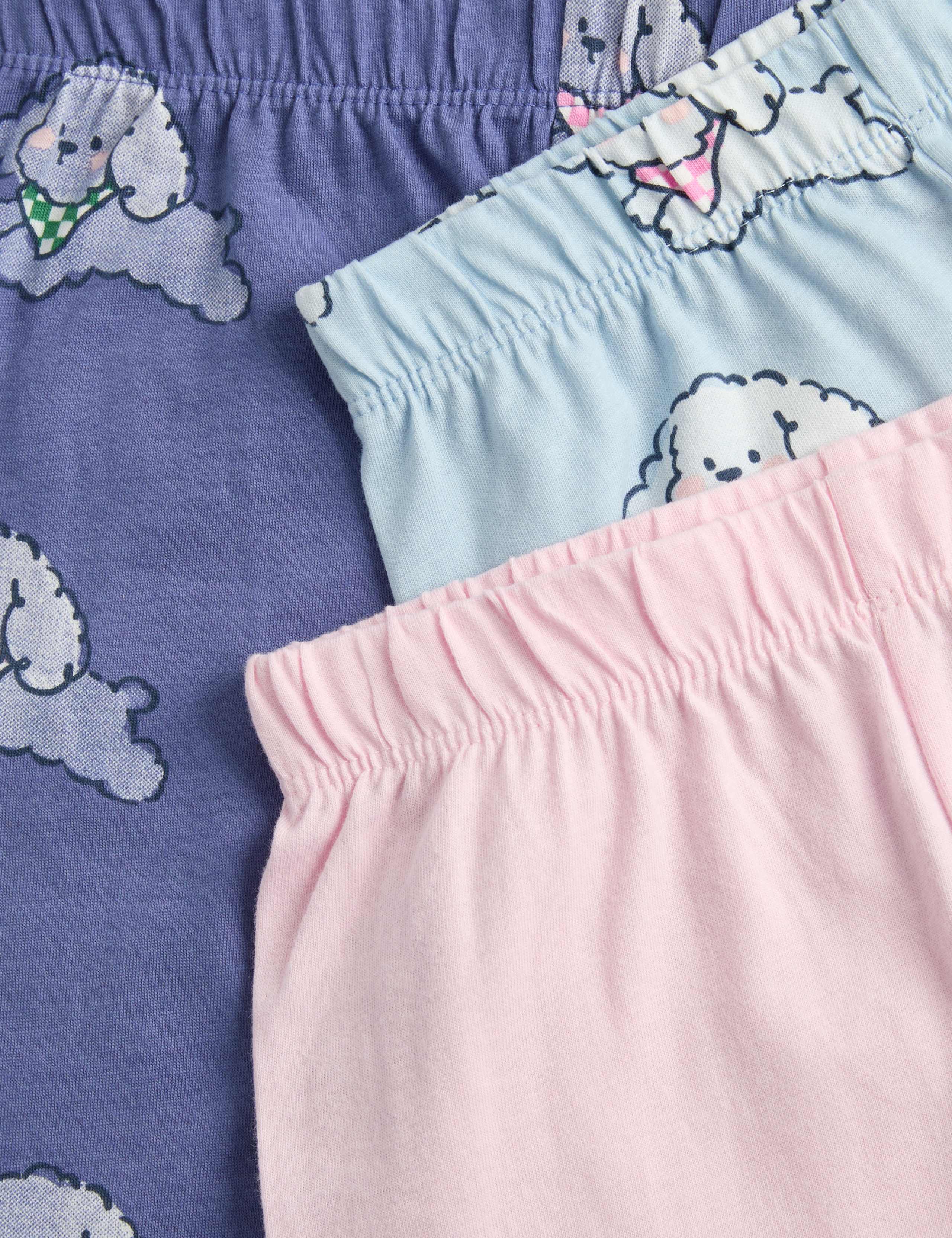 3 Pack Pure Cotton Dog Pyjamas (1-8 Yrs) 3 of 3