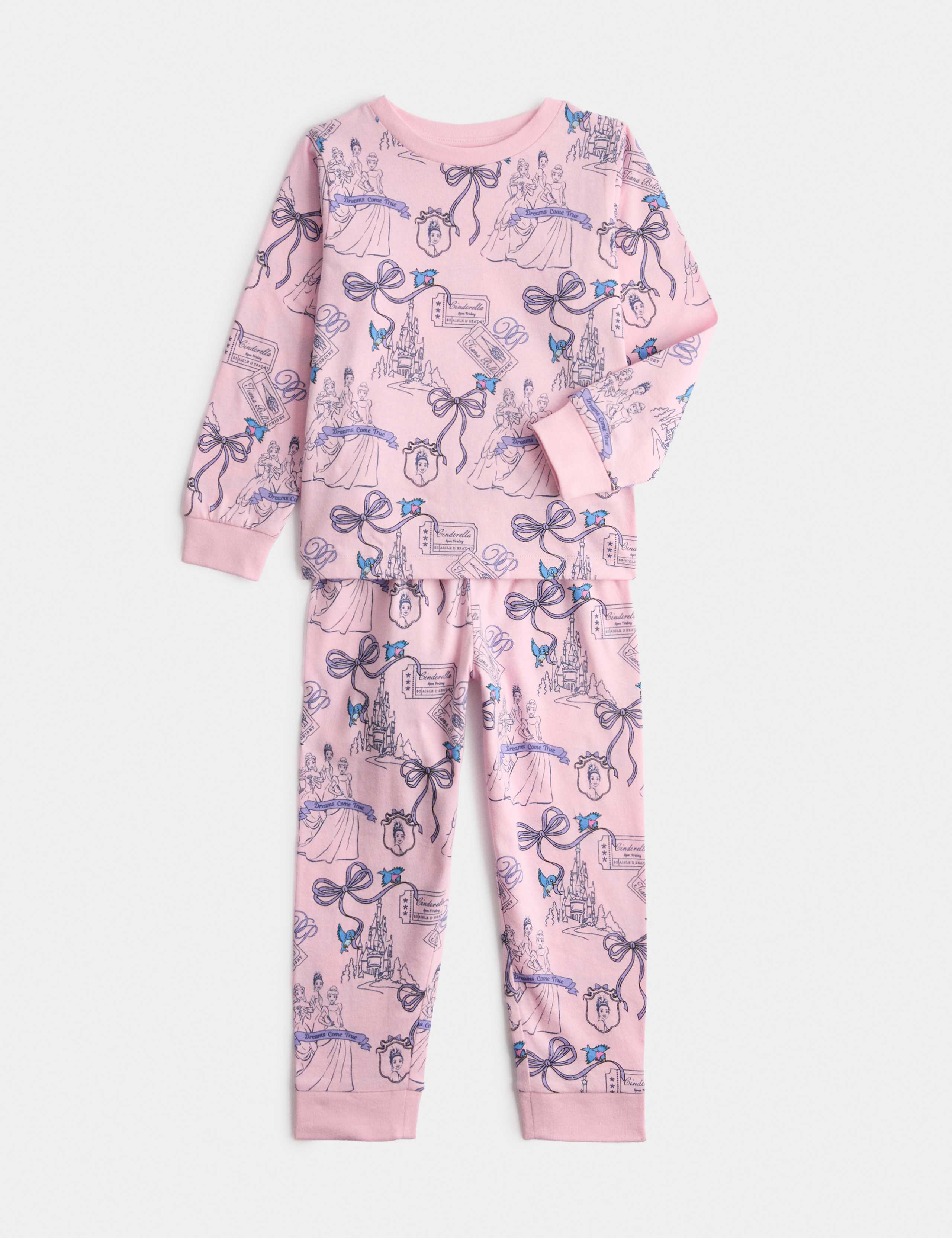 Pure Cotton Disney Princess™ Pyjamas (1-8 Yrs) 1 of 2