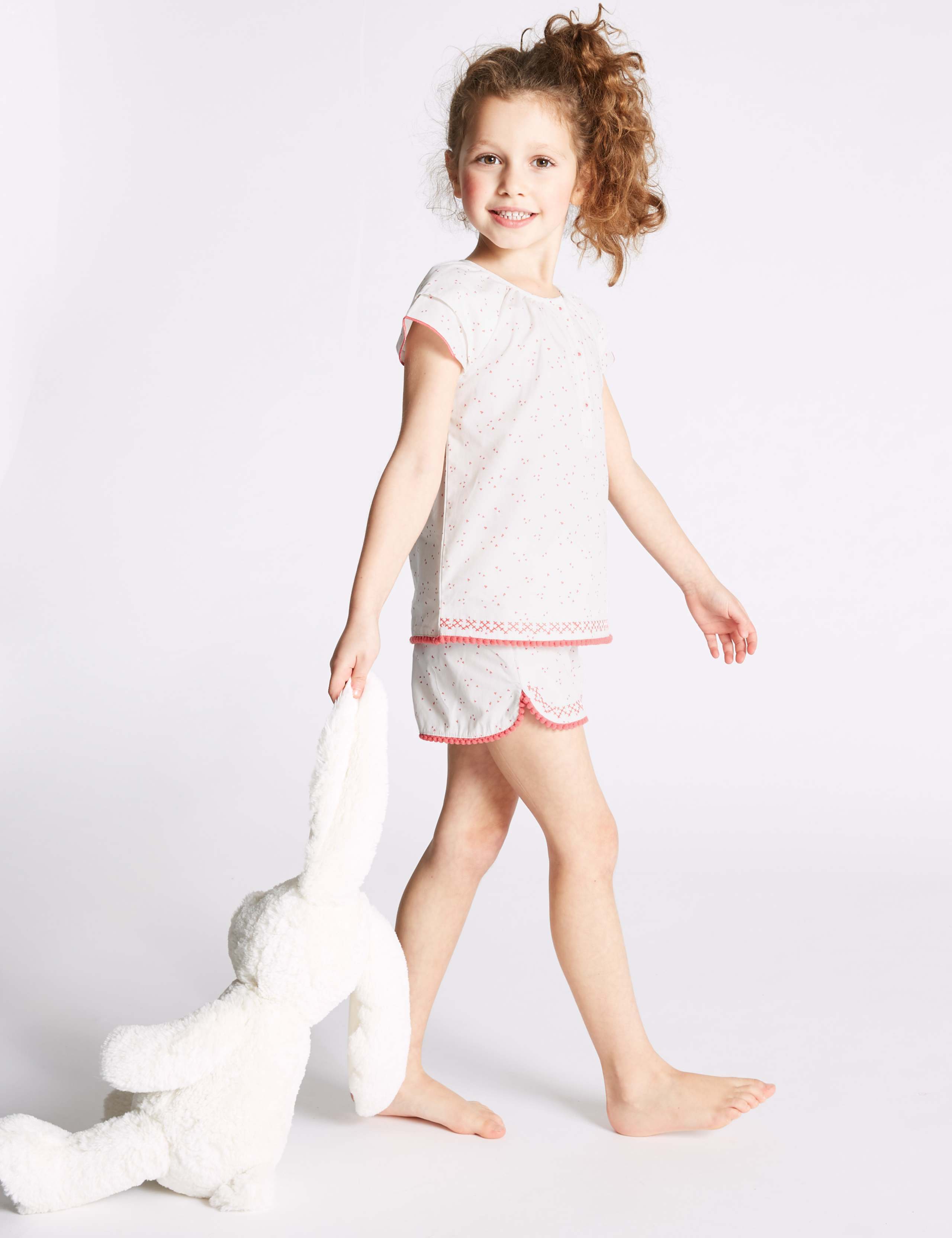 Pure Cotton Woven Short Pyjamas (1-7 Years) 1 of 4