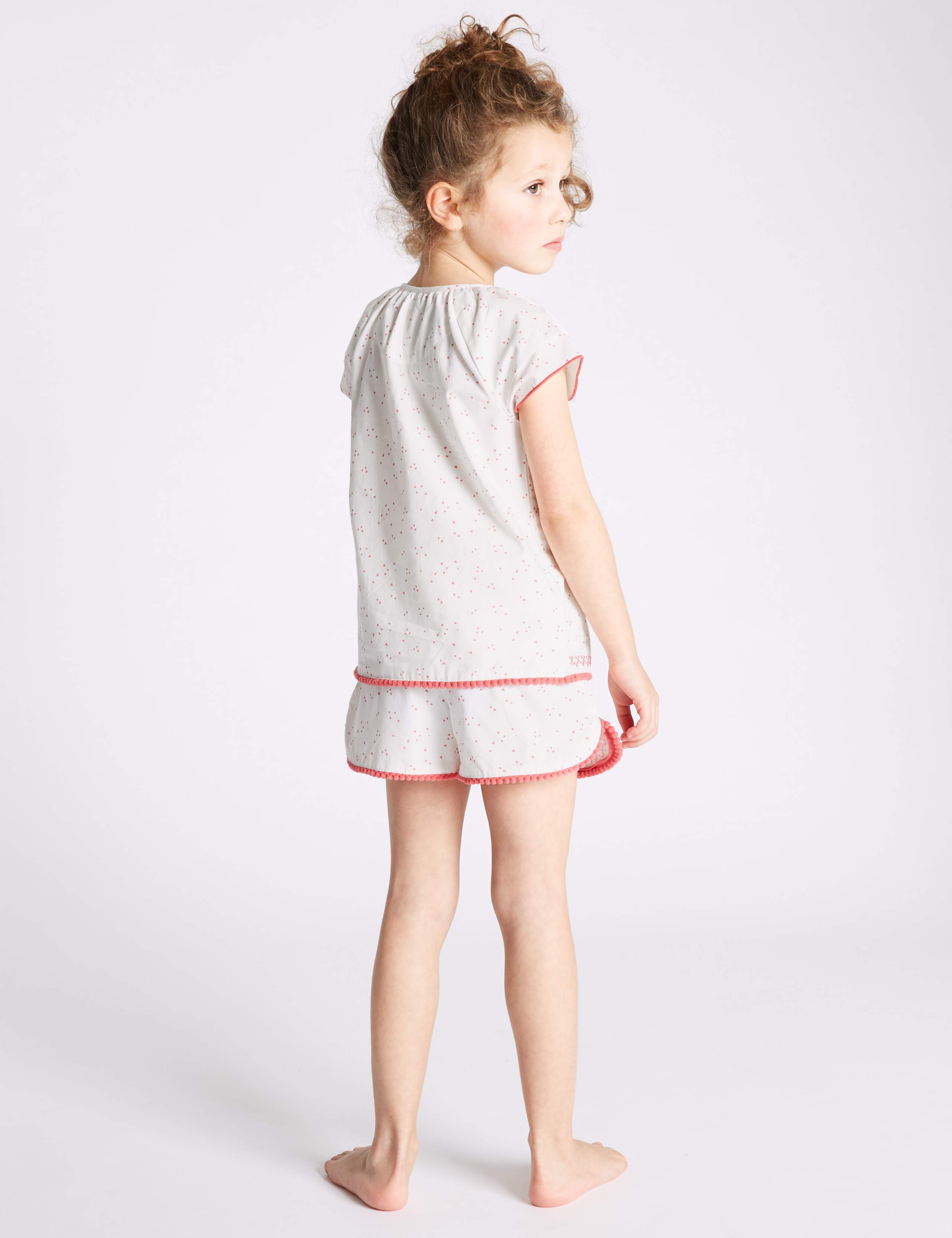 Pure Cotton Woven Short Pyjamas (1-7 Years) 3 of 4