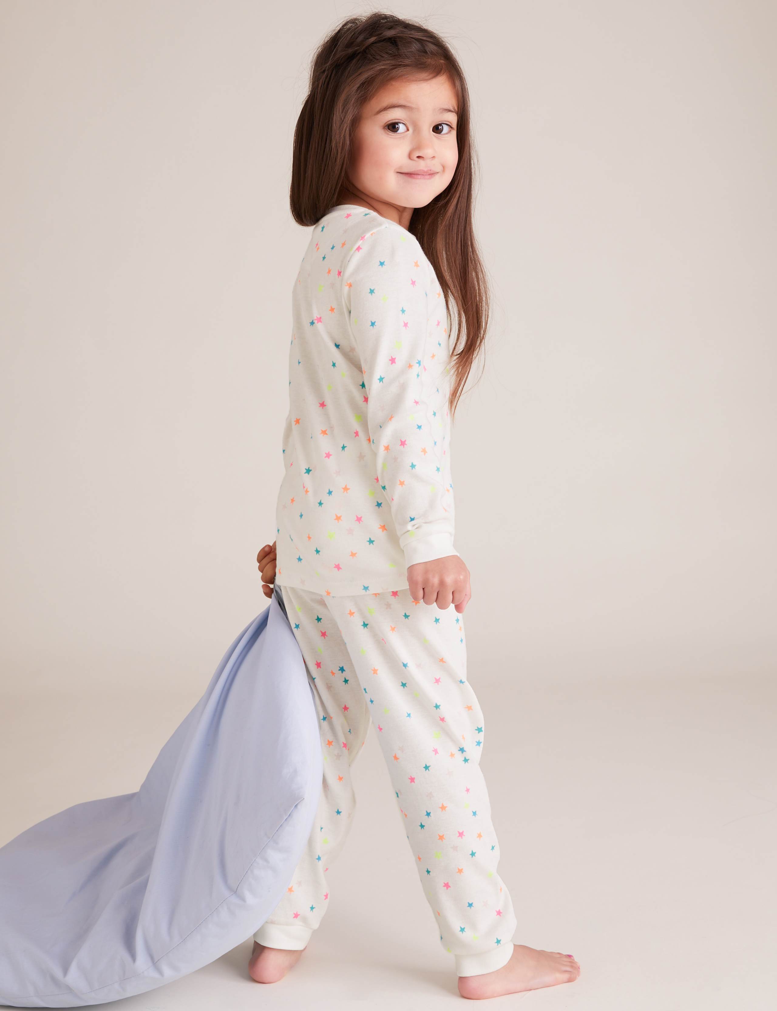 2pk Pure Cotton Unicorn Pyjama Set (1-7 Yrs) 4 of 5