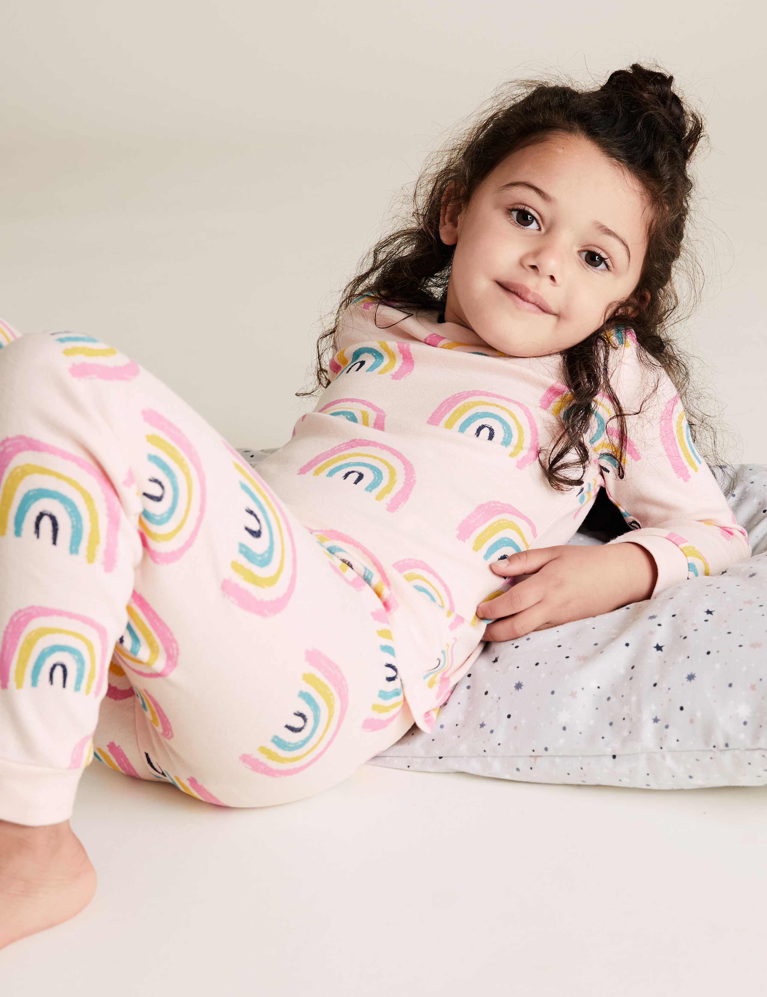 3 Pack Cotton Patterned Pyjama Sets (1-7 Yrs) 4 of 6