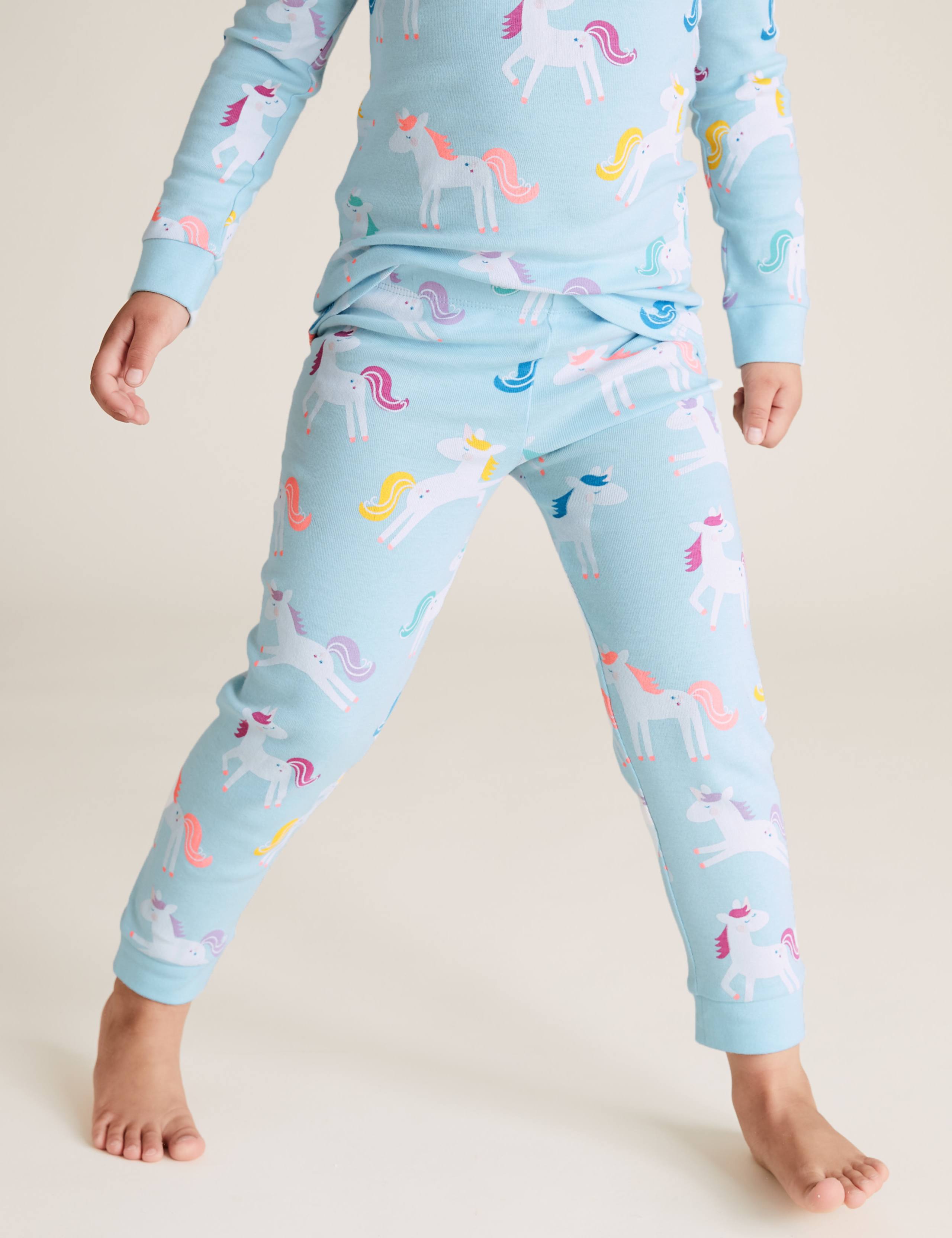 3 Pack Cotton Patterned Pyjama Sets (1-7 Yrs) 6 of 6