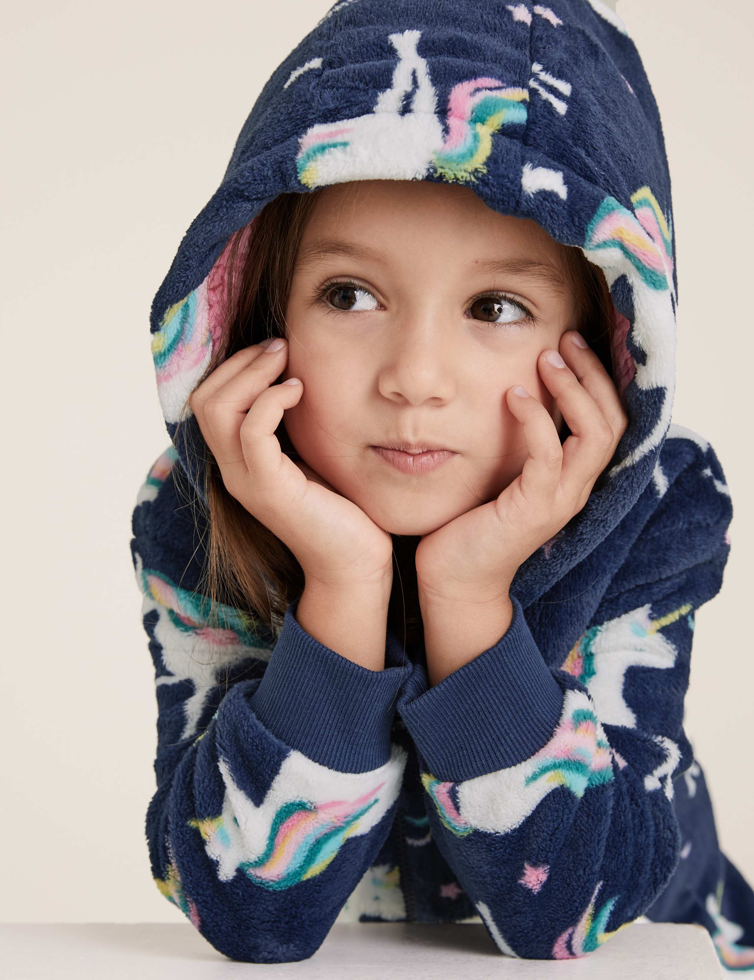 Fleece Unicorn Onesie (1-7 Yrs) 3 of 4