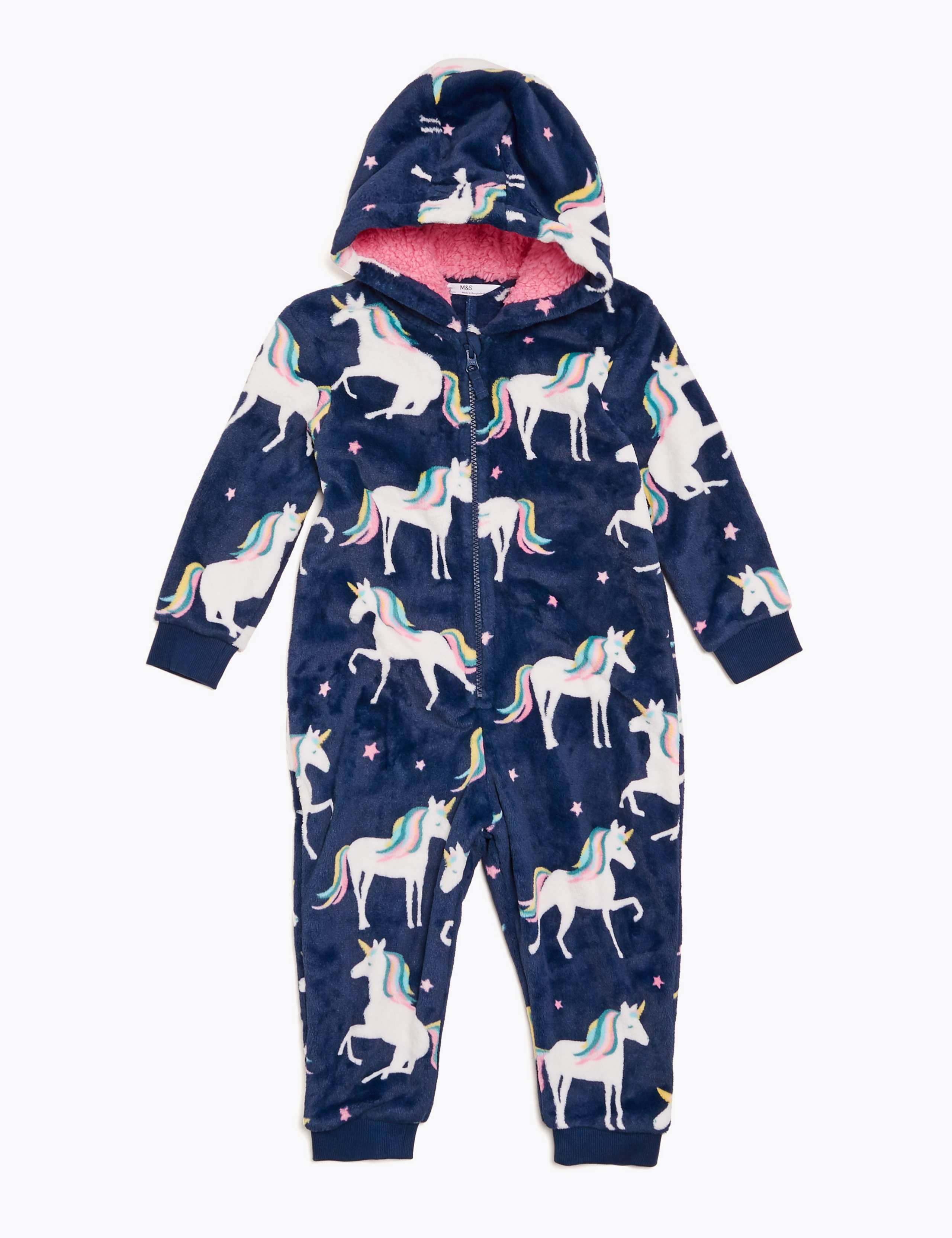 Fleece Unicorn Onesie (1-7 Yrs) 2 of 4