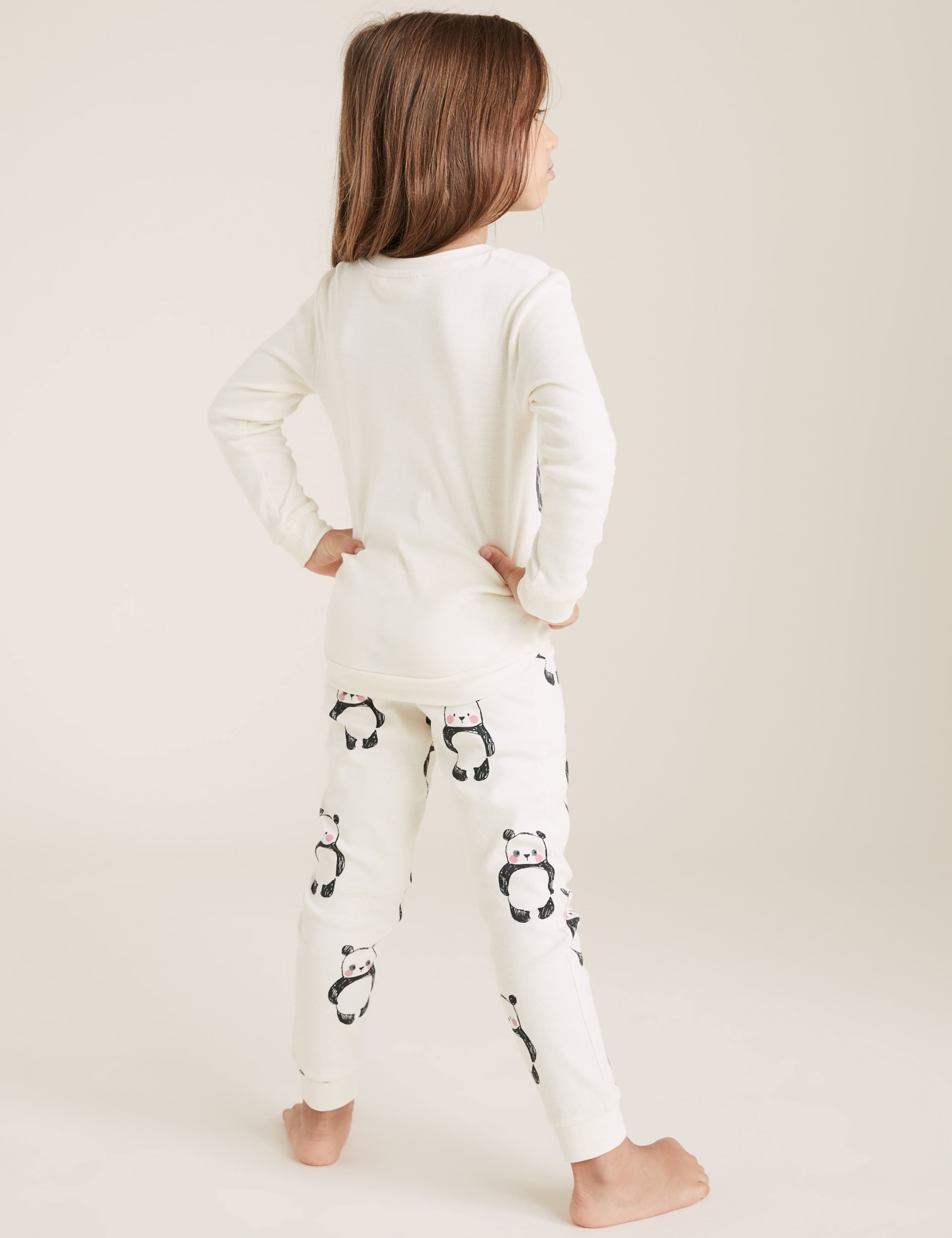Pure Cotton Panda Pyjama Set (1-7 Yrs) 3 of 4