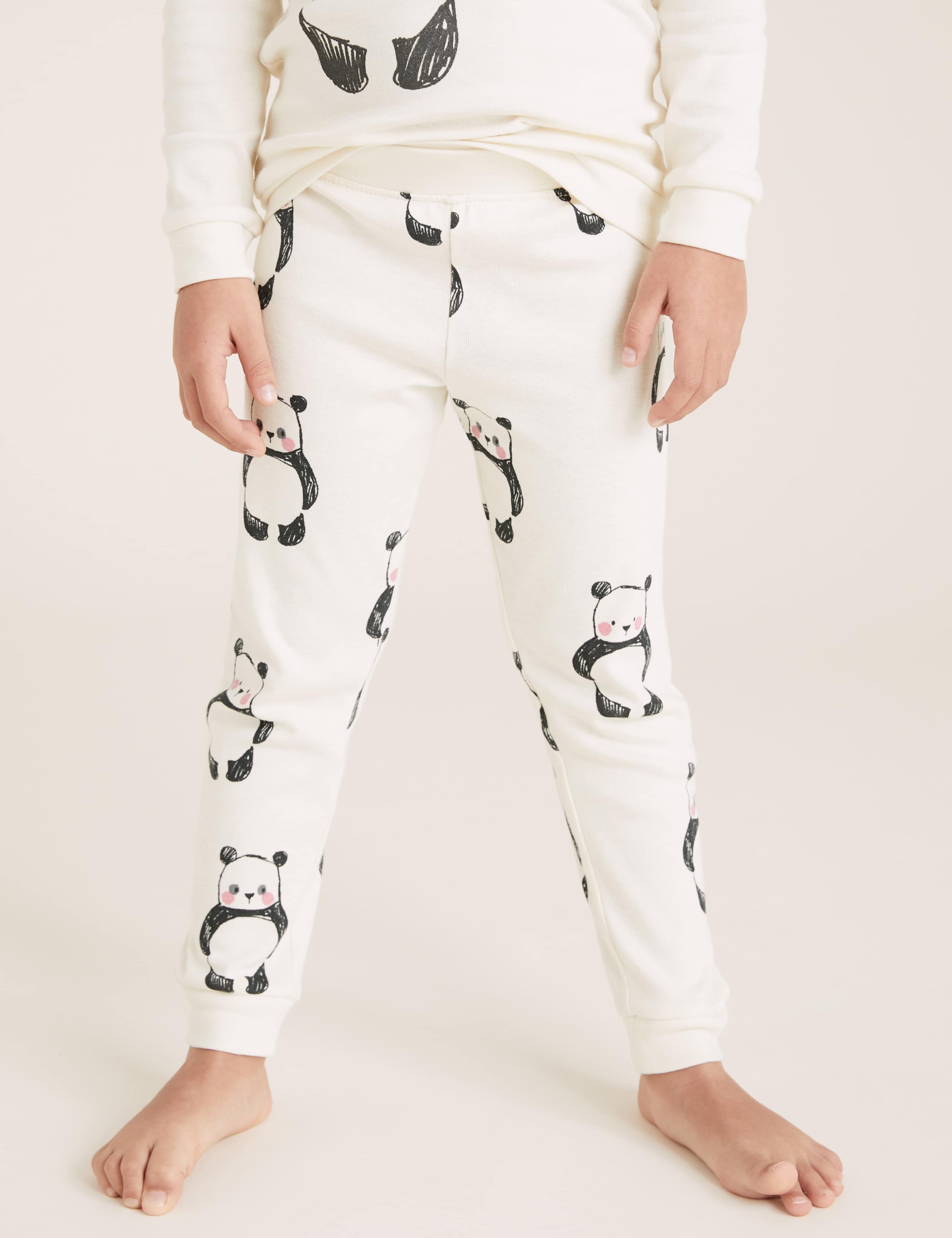Pure Cotton Panda Pyjama Set (1-7 Yrs) 4 of 4