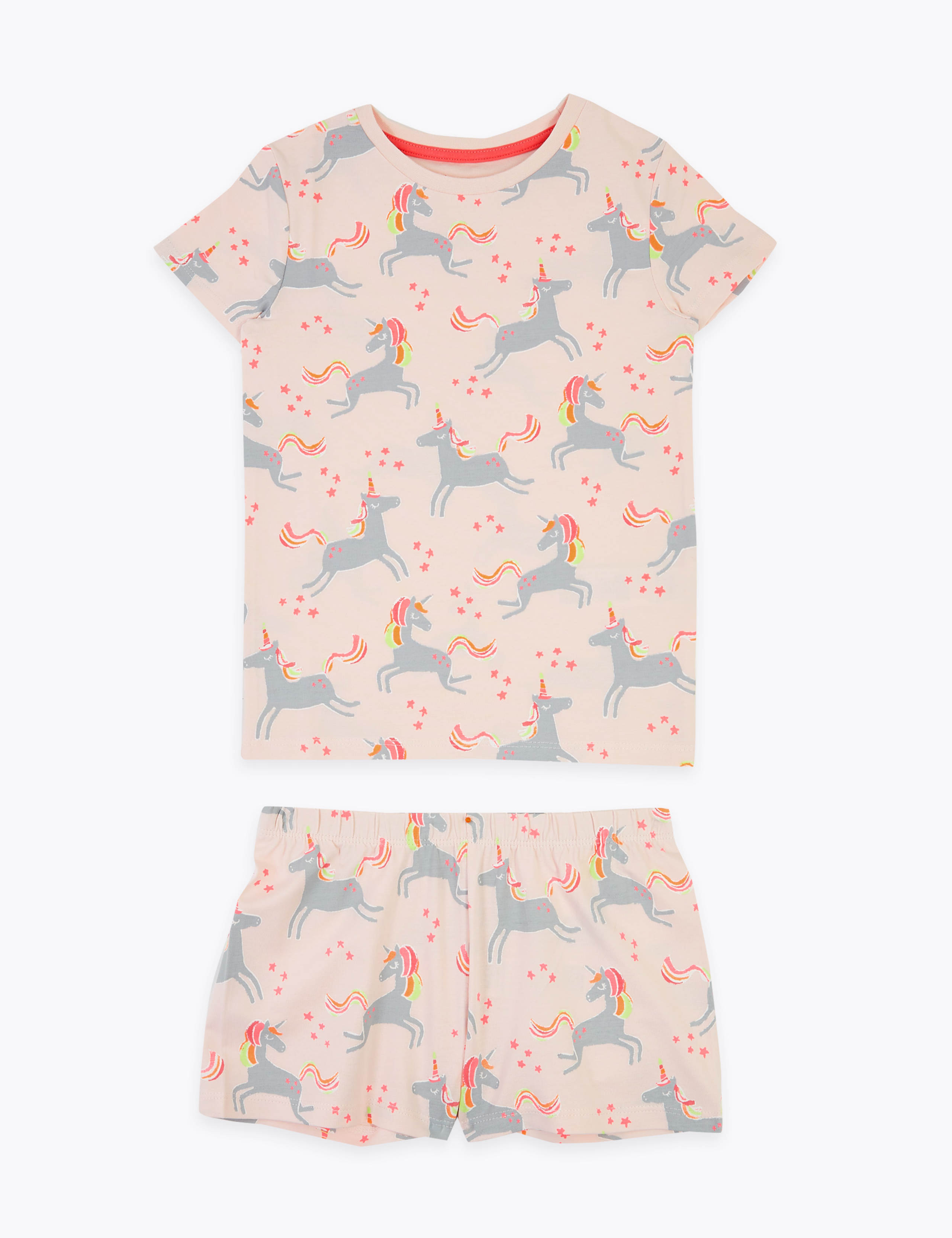 Cotton Unicorn Short Pyjama Set (1-7 Yrs) 2 of 4
