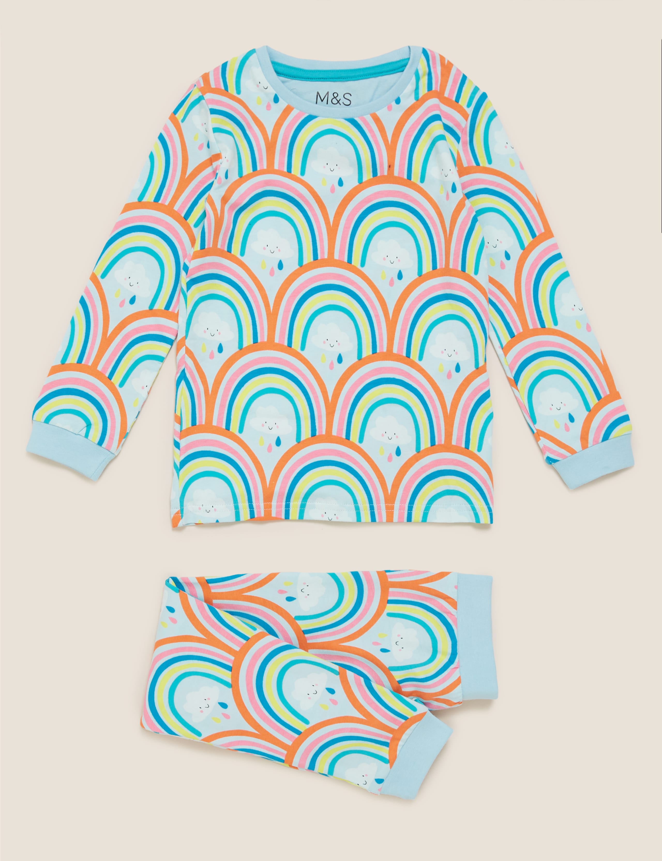 Cotton Rainbow Pyjama Set (1-7 Yrs) 2 of 4