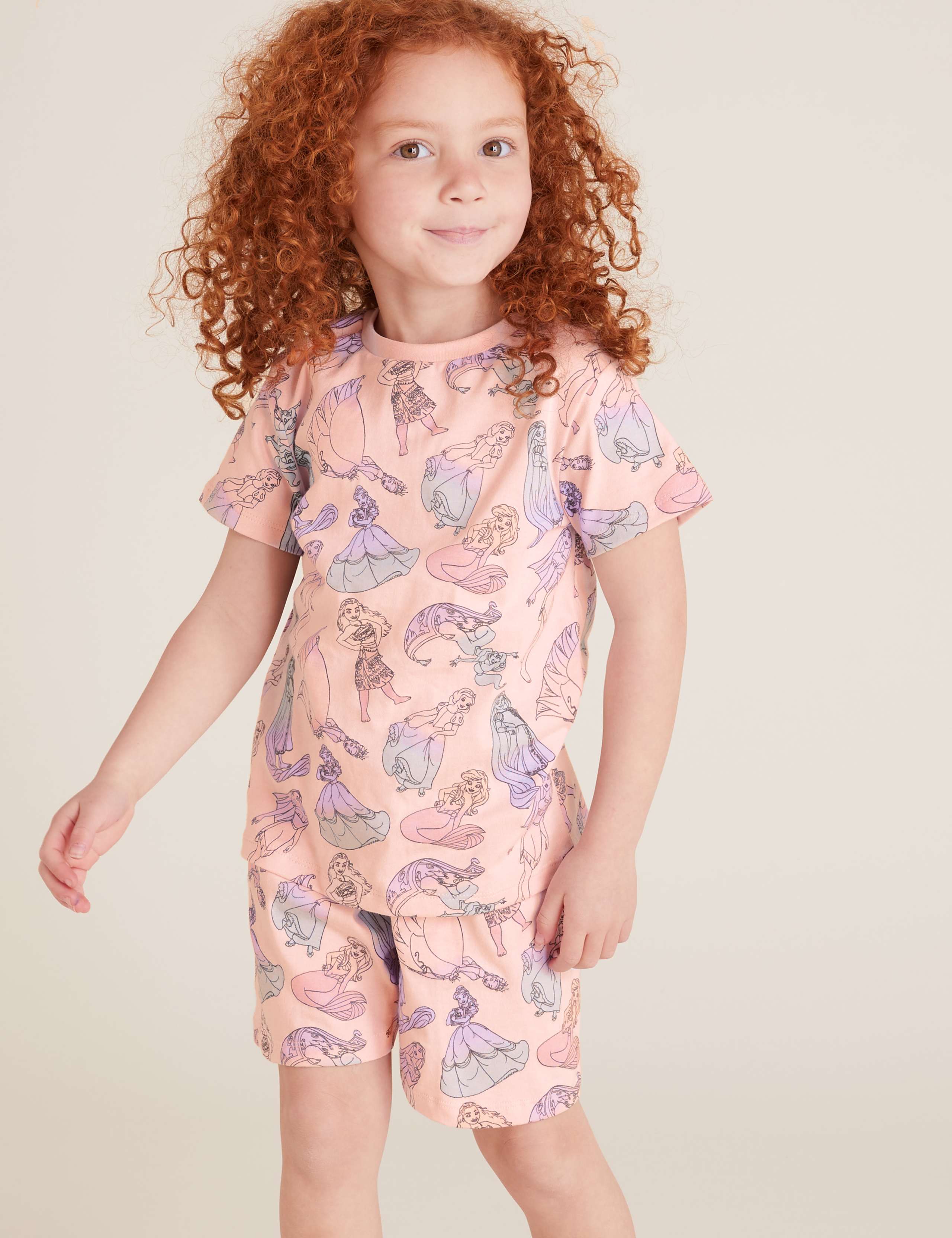 Disney Princess™ Short Pyjama Set (2-8 Yrs) 1 of 5