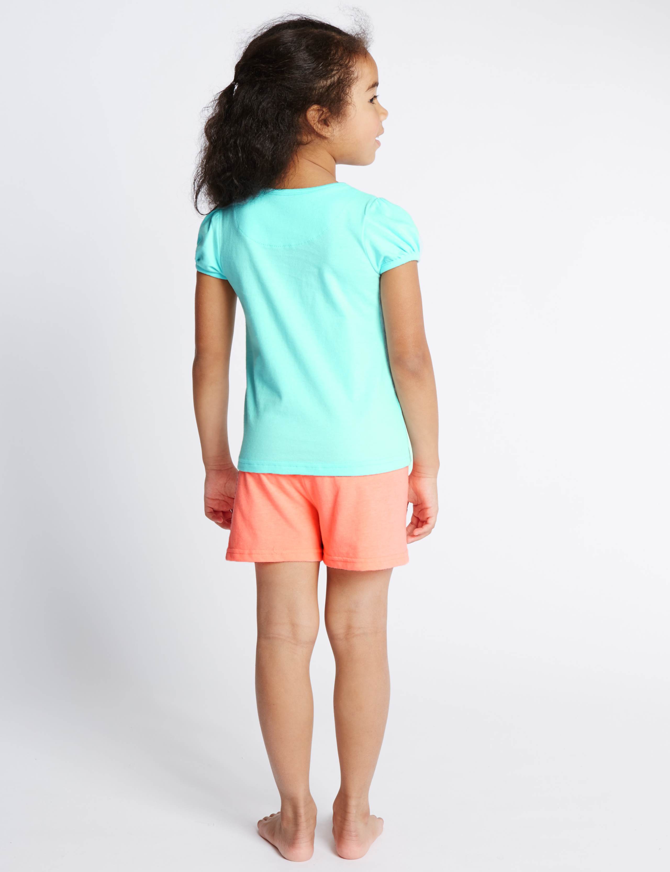 2 Pack Assorted Stay Soft Short Pyjamas (1-8 Years) 7 of 8