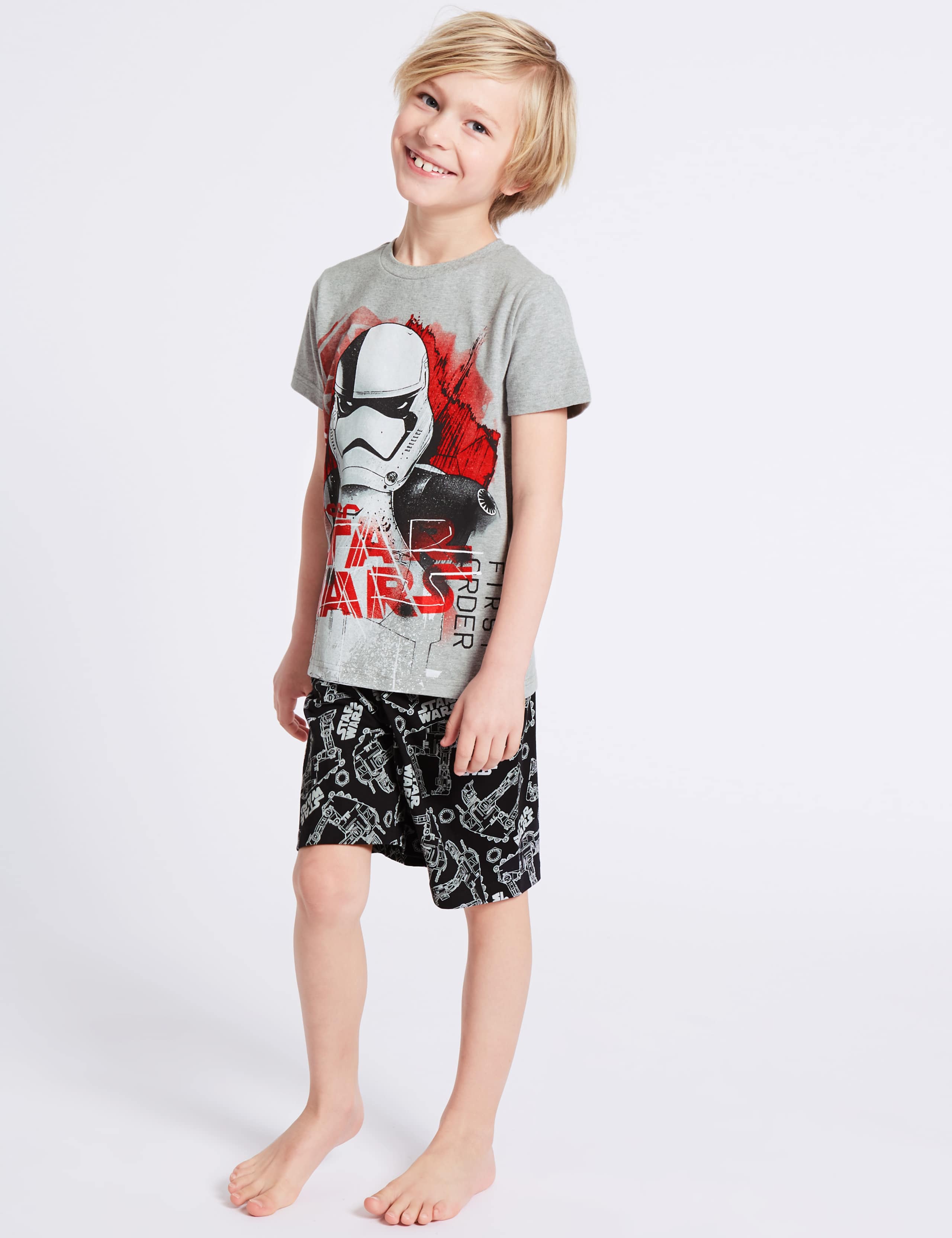 Star Wars™ Pure Cotton Short Pyjamas (5-14 Years) 1 of 5