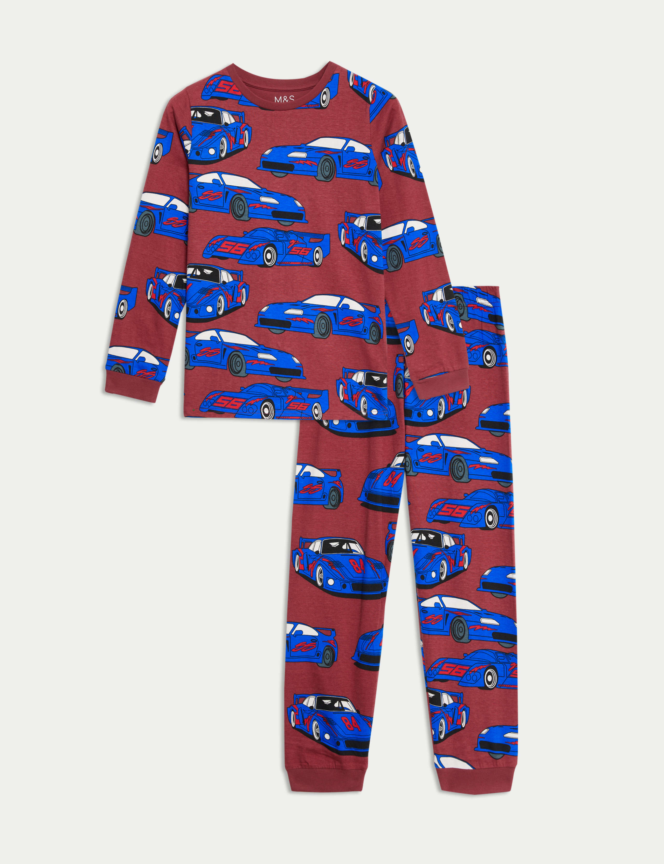 Pure Cotton Car Pyjamas (1-14 Yrs) 1 of 2