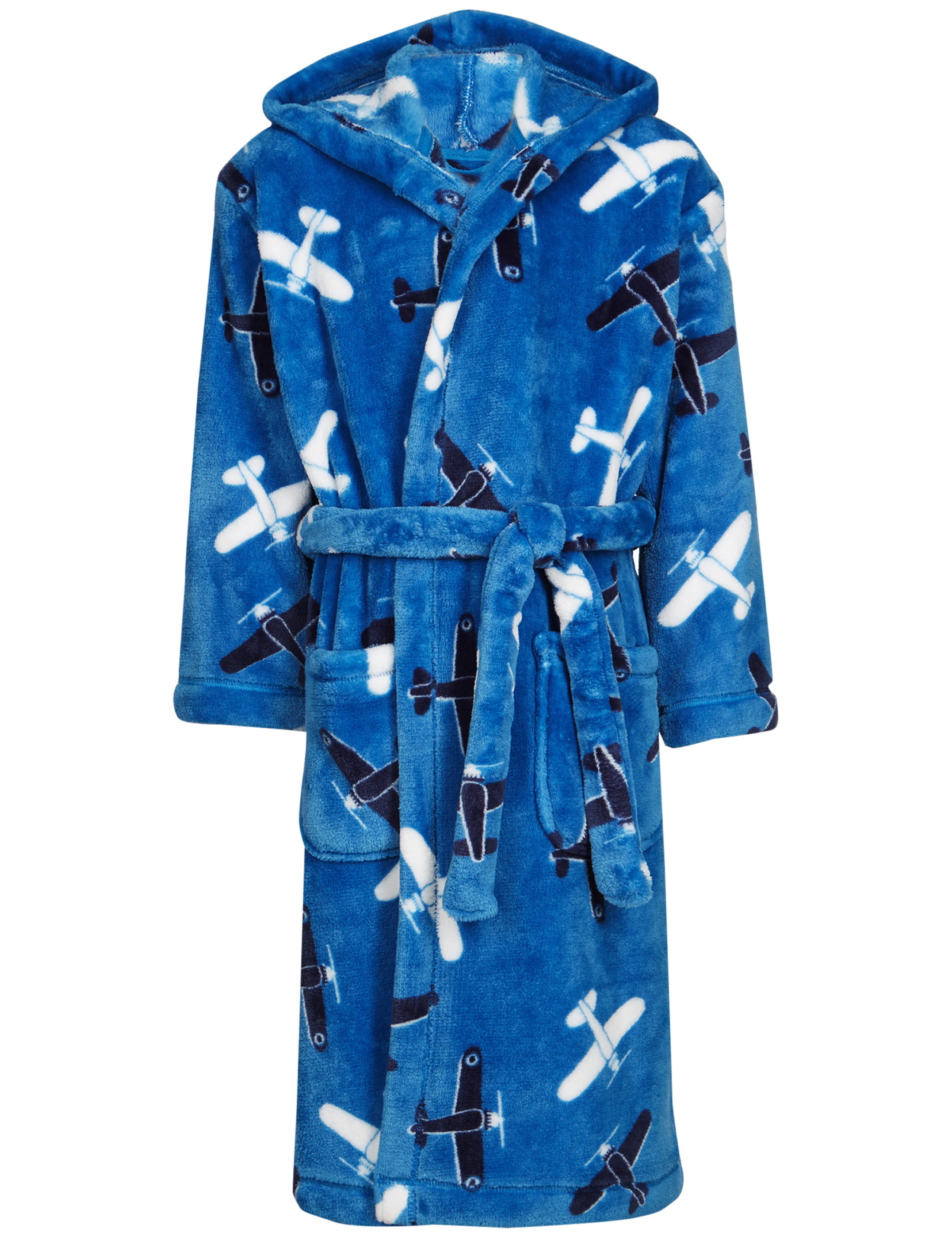 Hooded Dressing Gown with Belt (1-16 Years) 5 of 6
