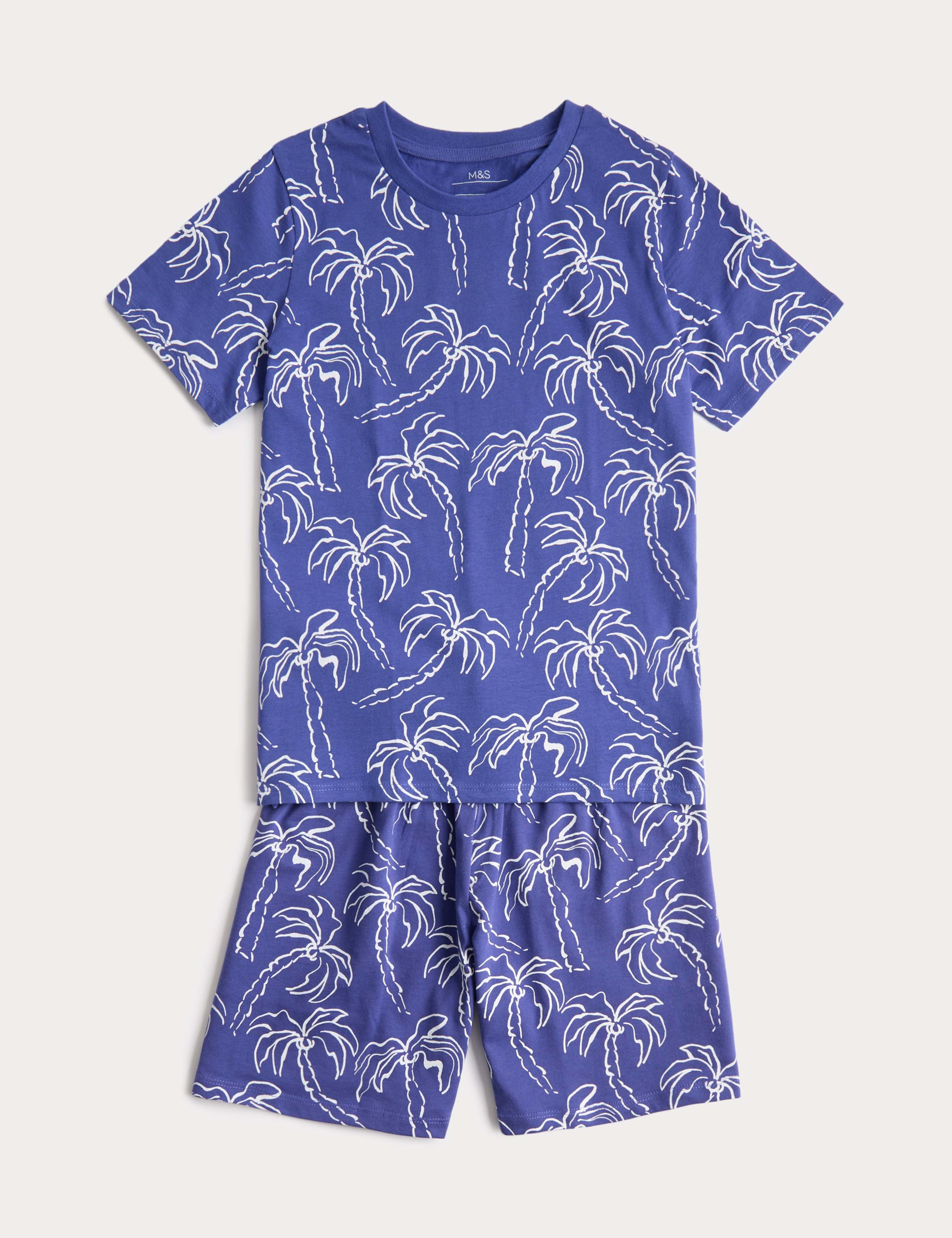 Palm Tree Graphic Short Pyjamas (1-16 Yrs) 1 of 2