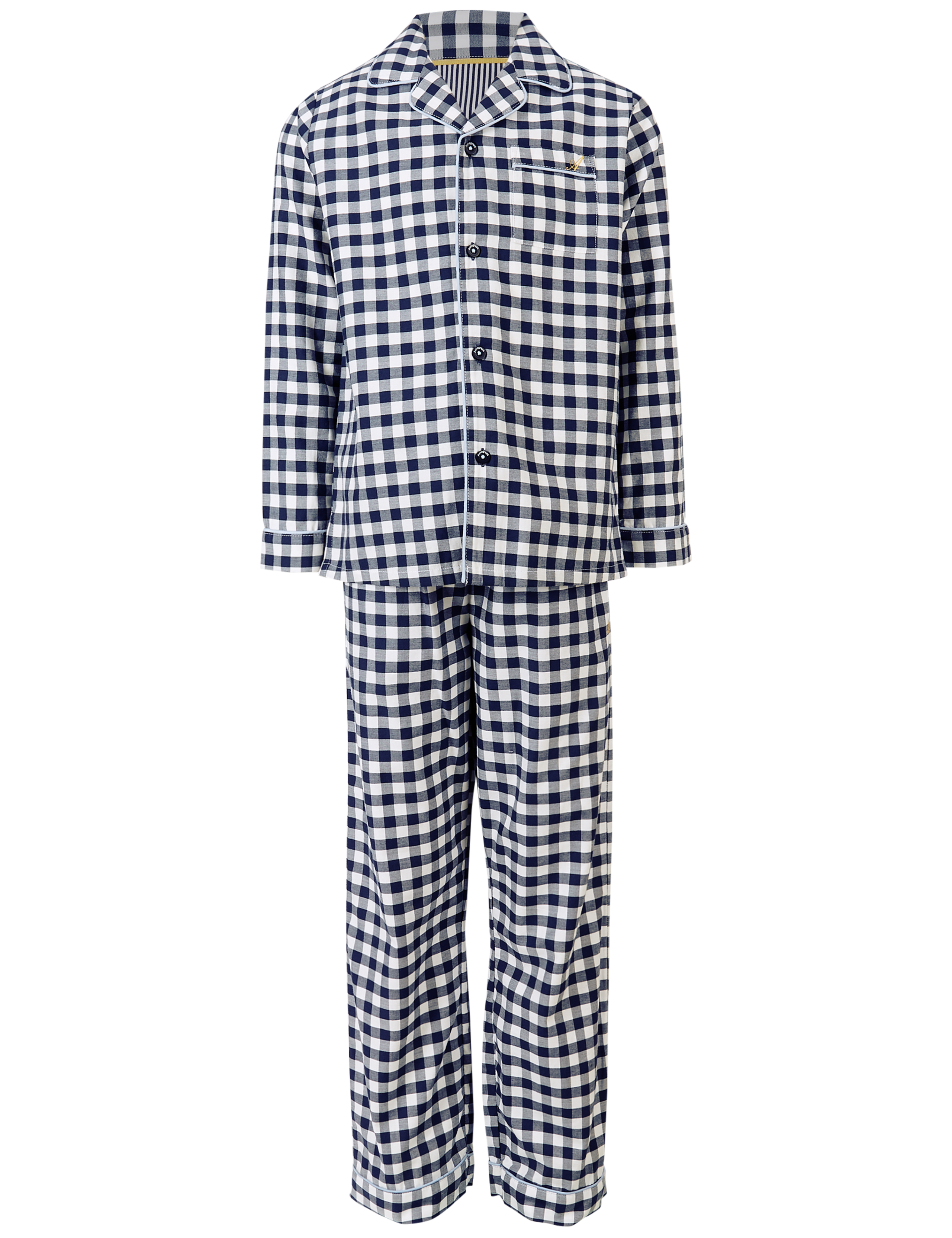 Pure Cotton Checked Pyjamas (1-16 Years) 5 of 6