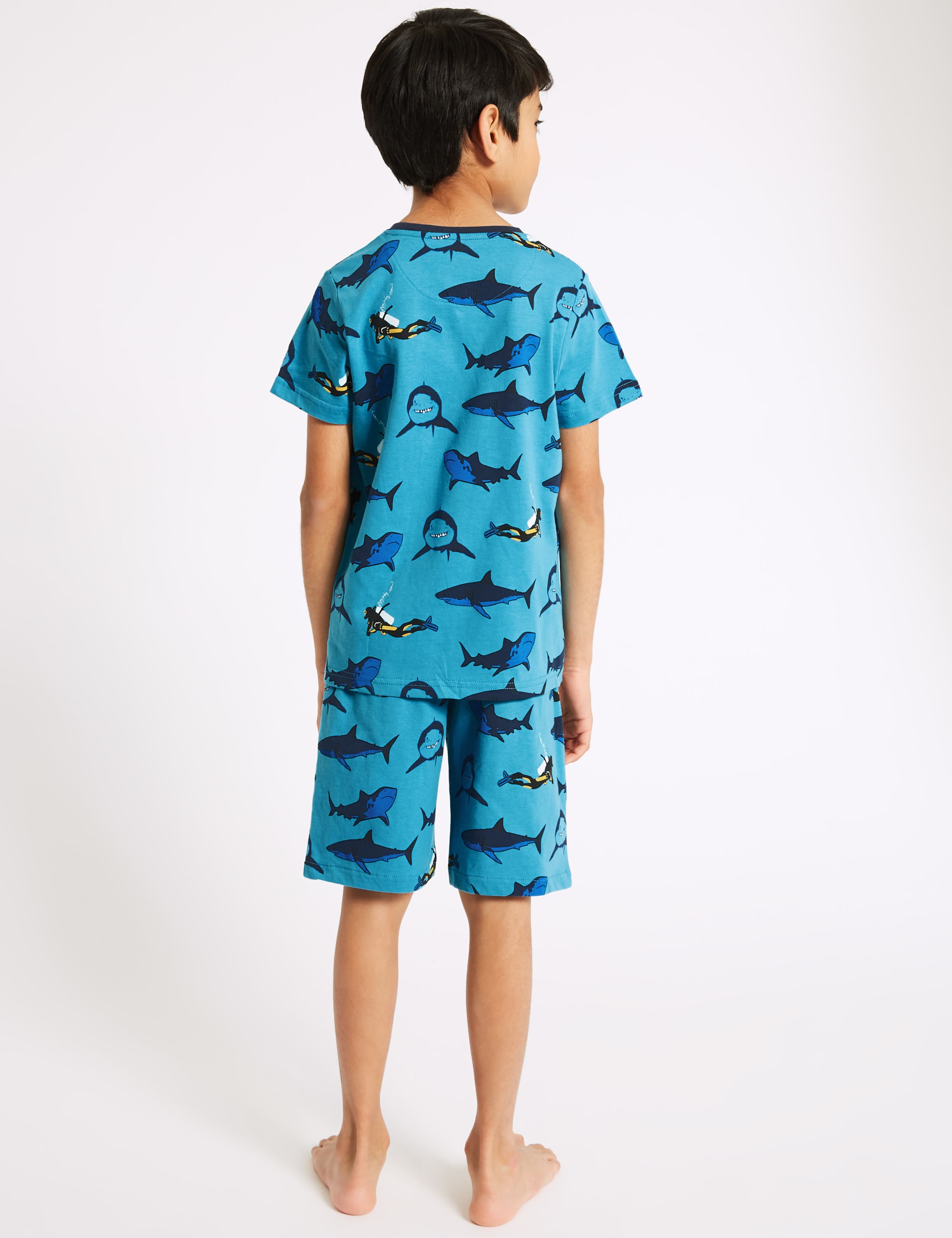 3 Pack Shark Pyjamas (3-16 Years) 5 of 6