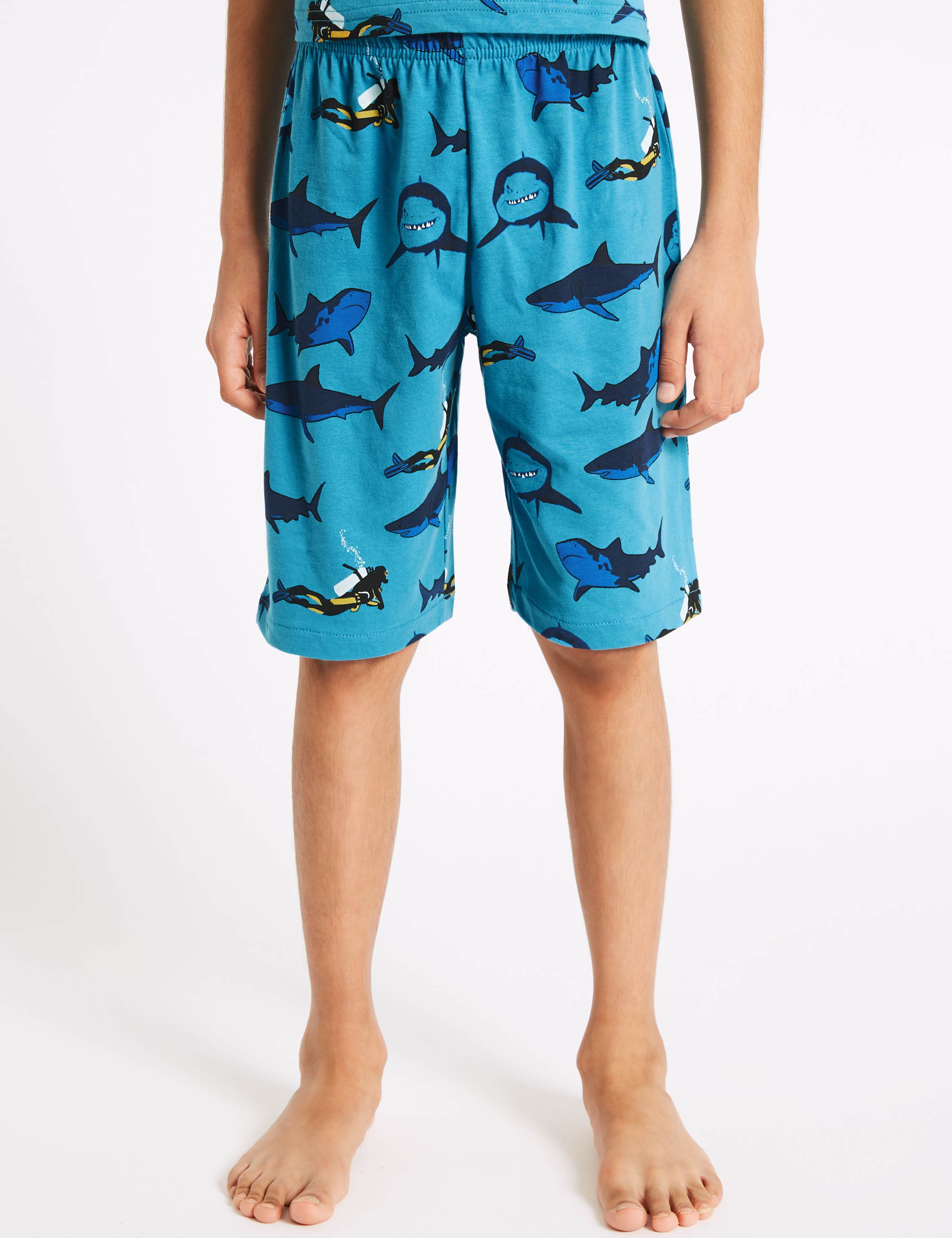 3 Pack Shark Pyjamas (3-16 Years) 6 of 6