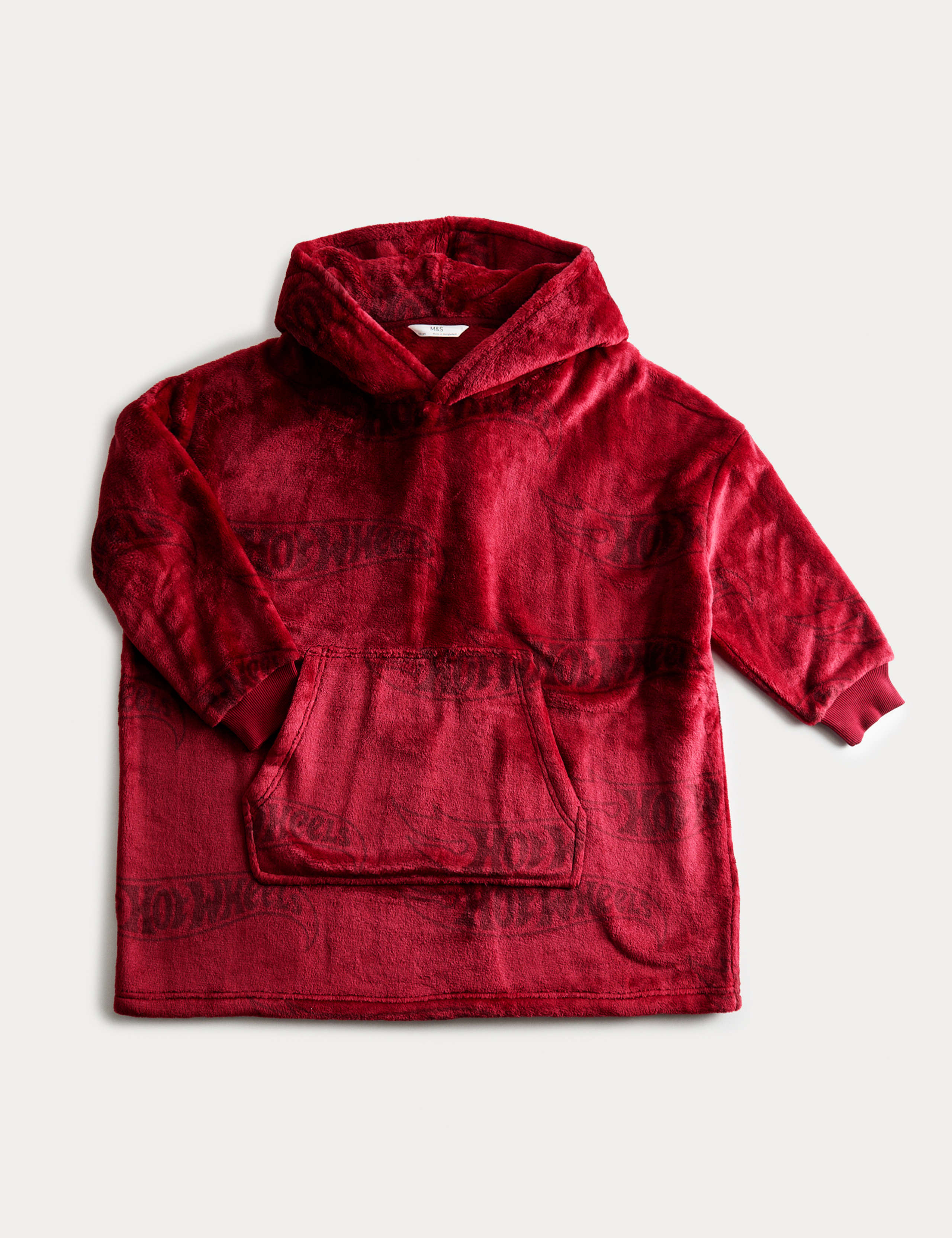 Fleece Hot Wheels™ Oversized Hoodie (1-8 Yrs) 1 of 2