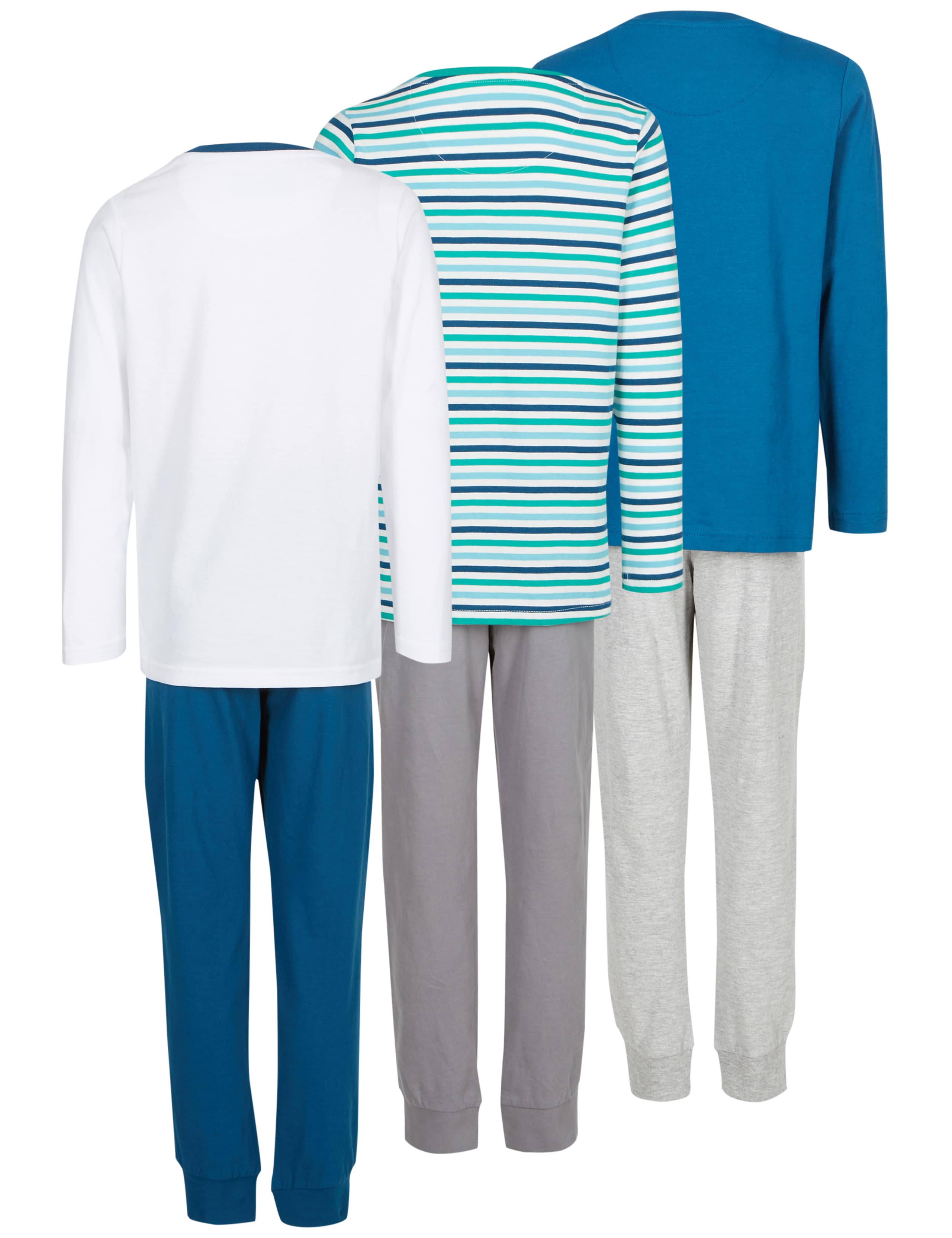 3 Pack Cotton Pyjamas (3-16 Years) 8 of 8