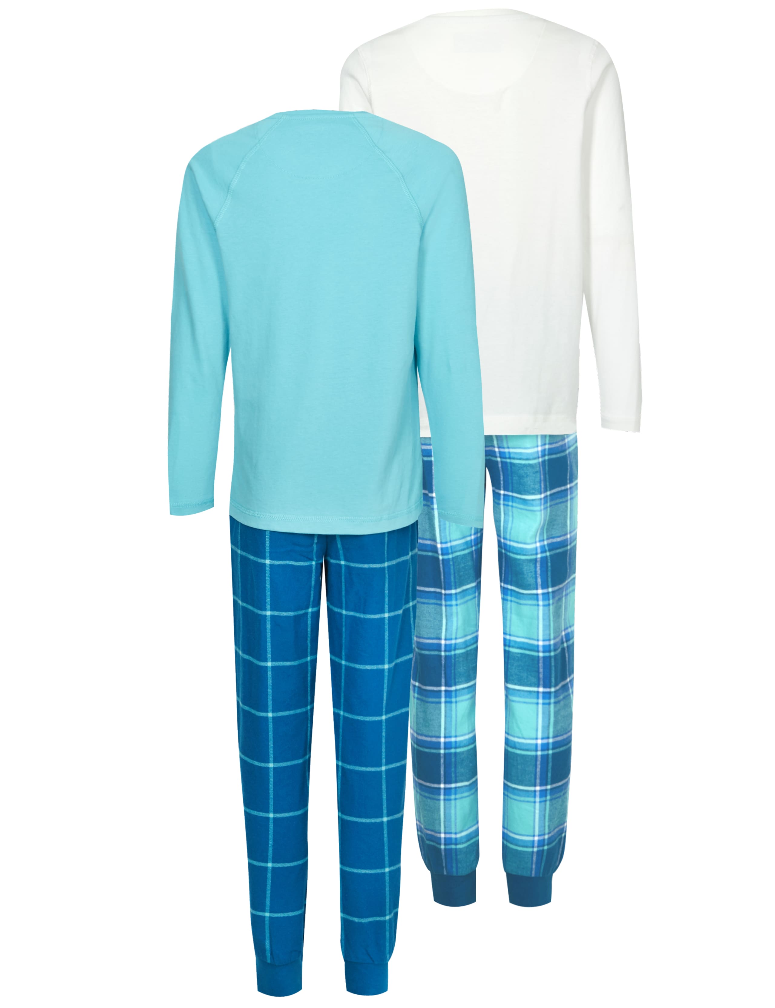 2 Pack Pure Cotton Checked Pyjamas (3-16 Years) 8 of 8