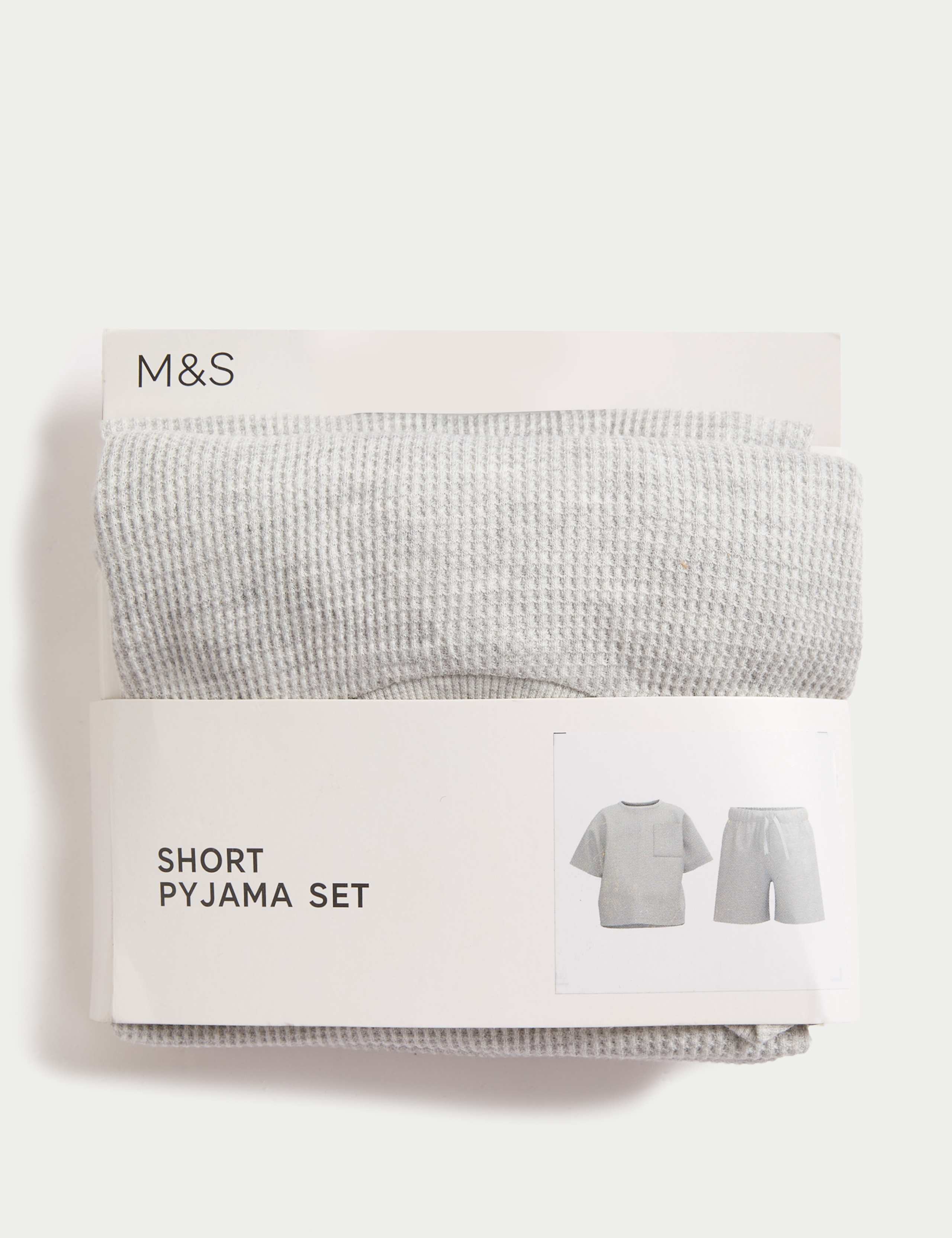 Cotton Blend Waffle Pyjamas (12 Mths-16 Yrs) 2 of 2