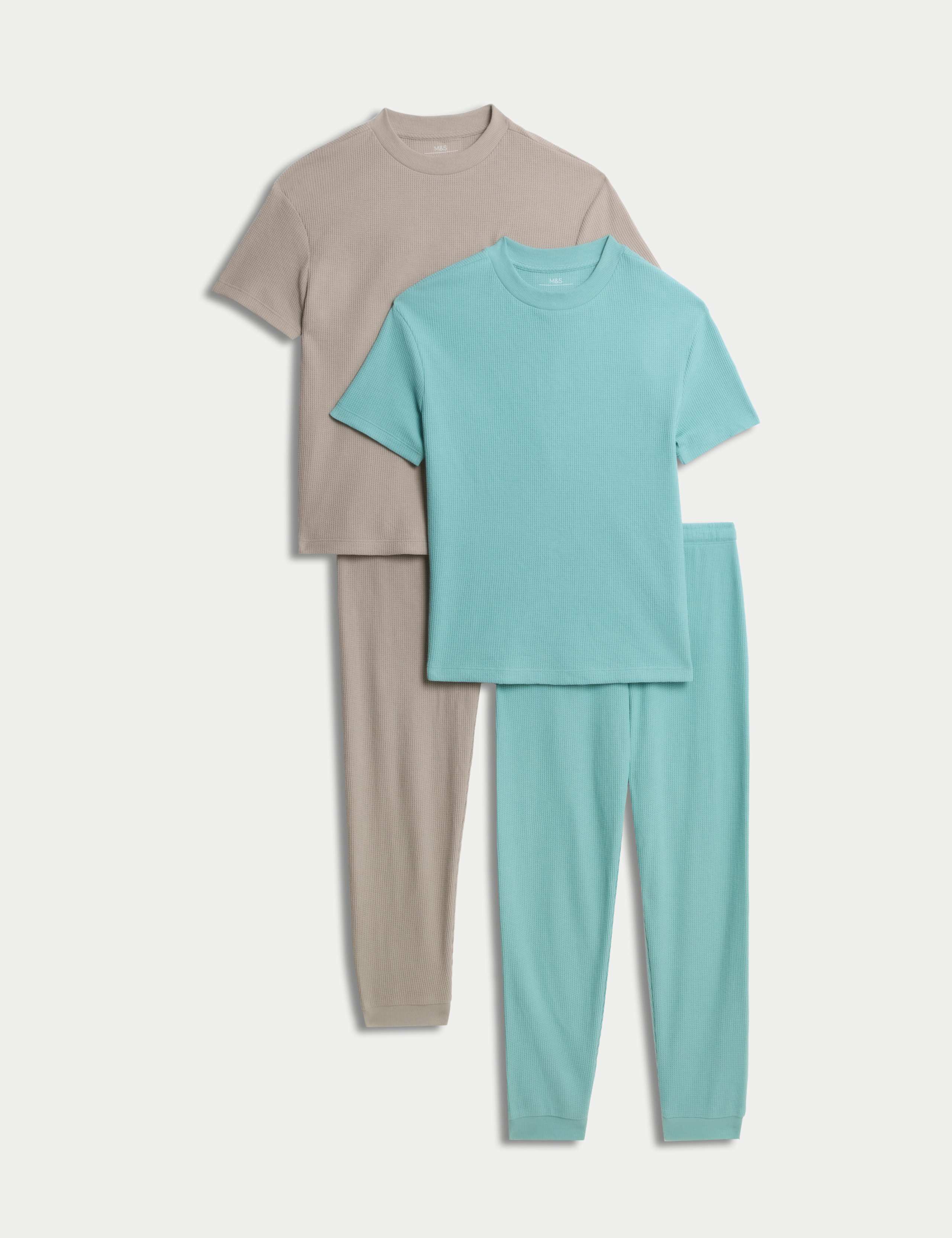2pk Cotton-Blend Pyjama Sets (1-16 Yrs) 1 of 1
