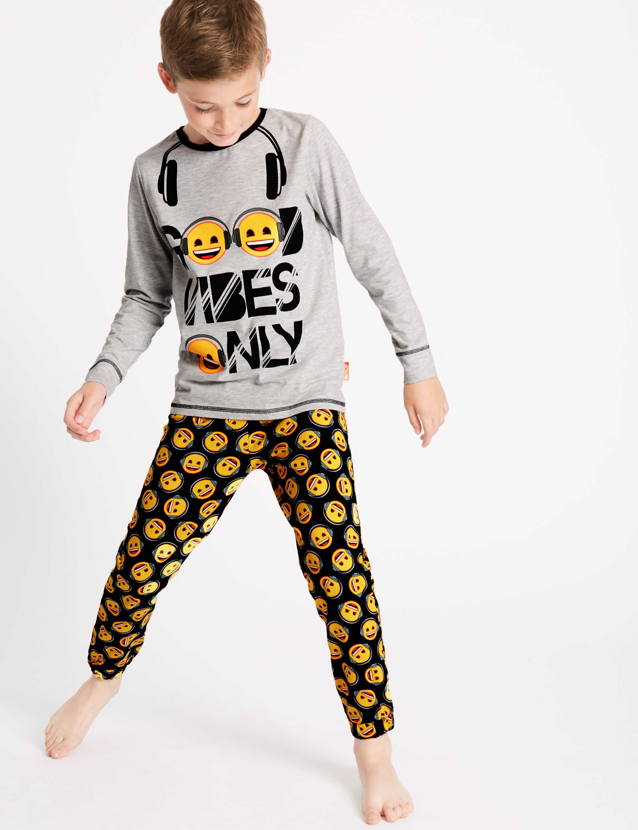 Emoji™ Print Pyjamas (7-16 Years) 1 of 6