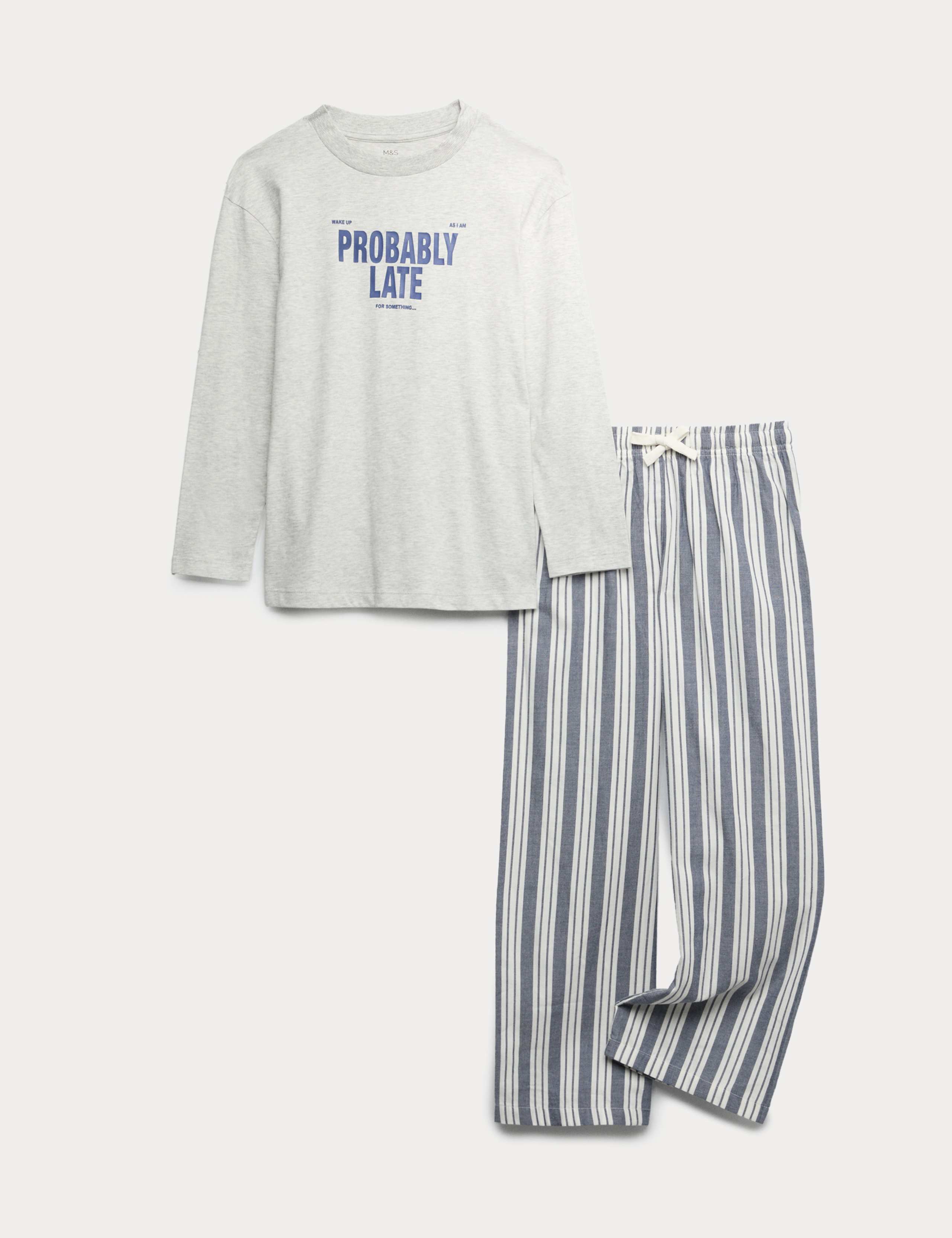 Pure Cotton Striped Pyjamas (6-16 Years) 1 of 1